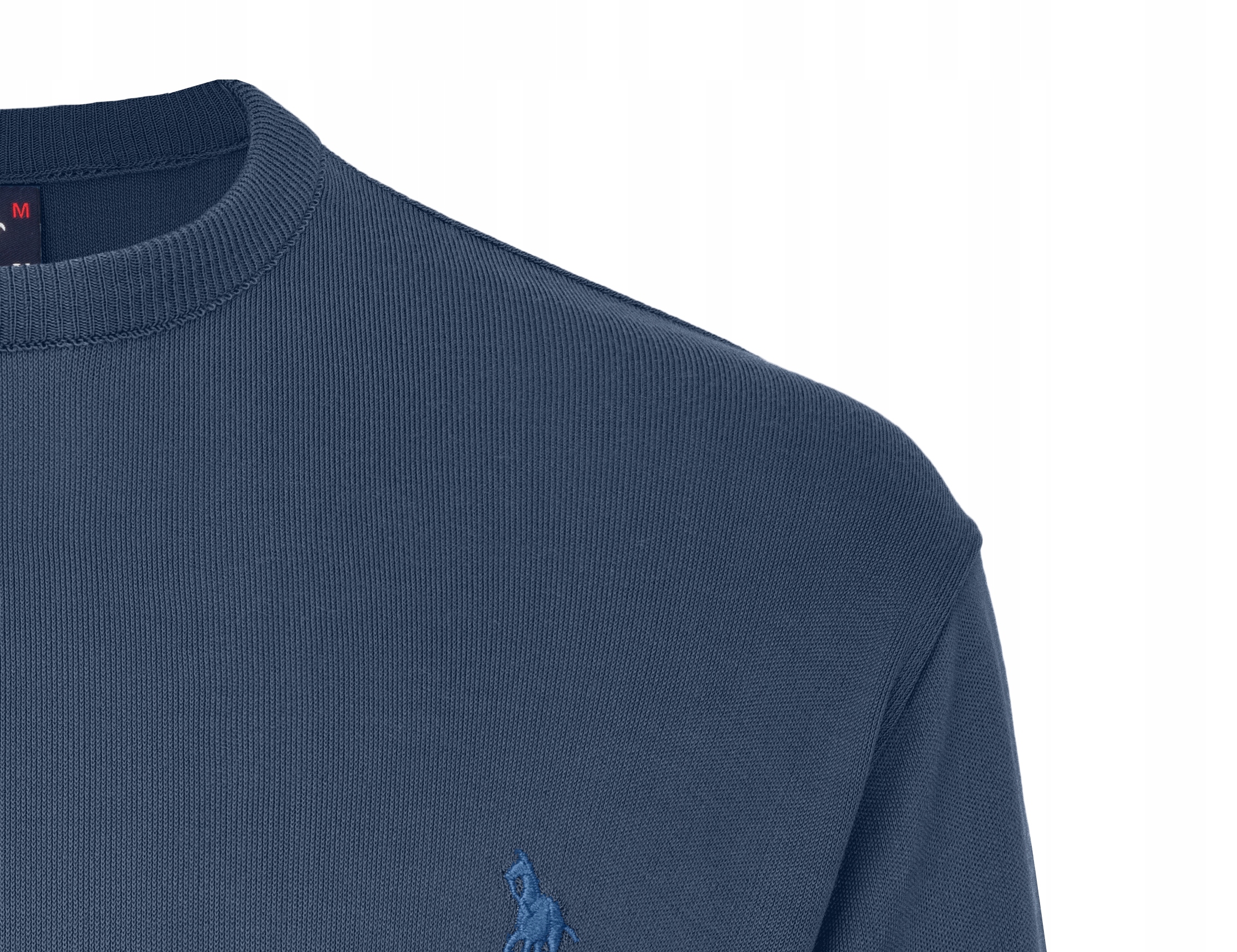 SWETER MĘSKI U KLAS - WEŁNA - KNK - JEANSOWY - XL Rozmiar XL