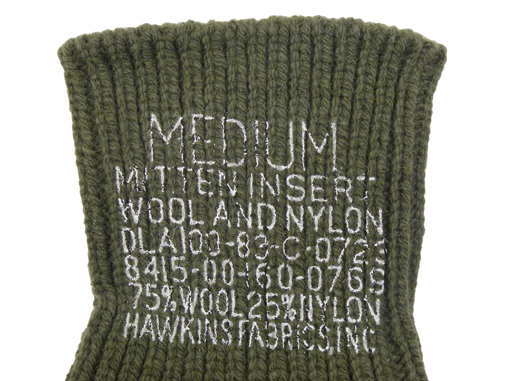 Wojskowe Rękawice Wełniane USA ORYGINAŁ Nowe r. M Rozmiar M