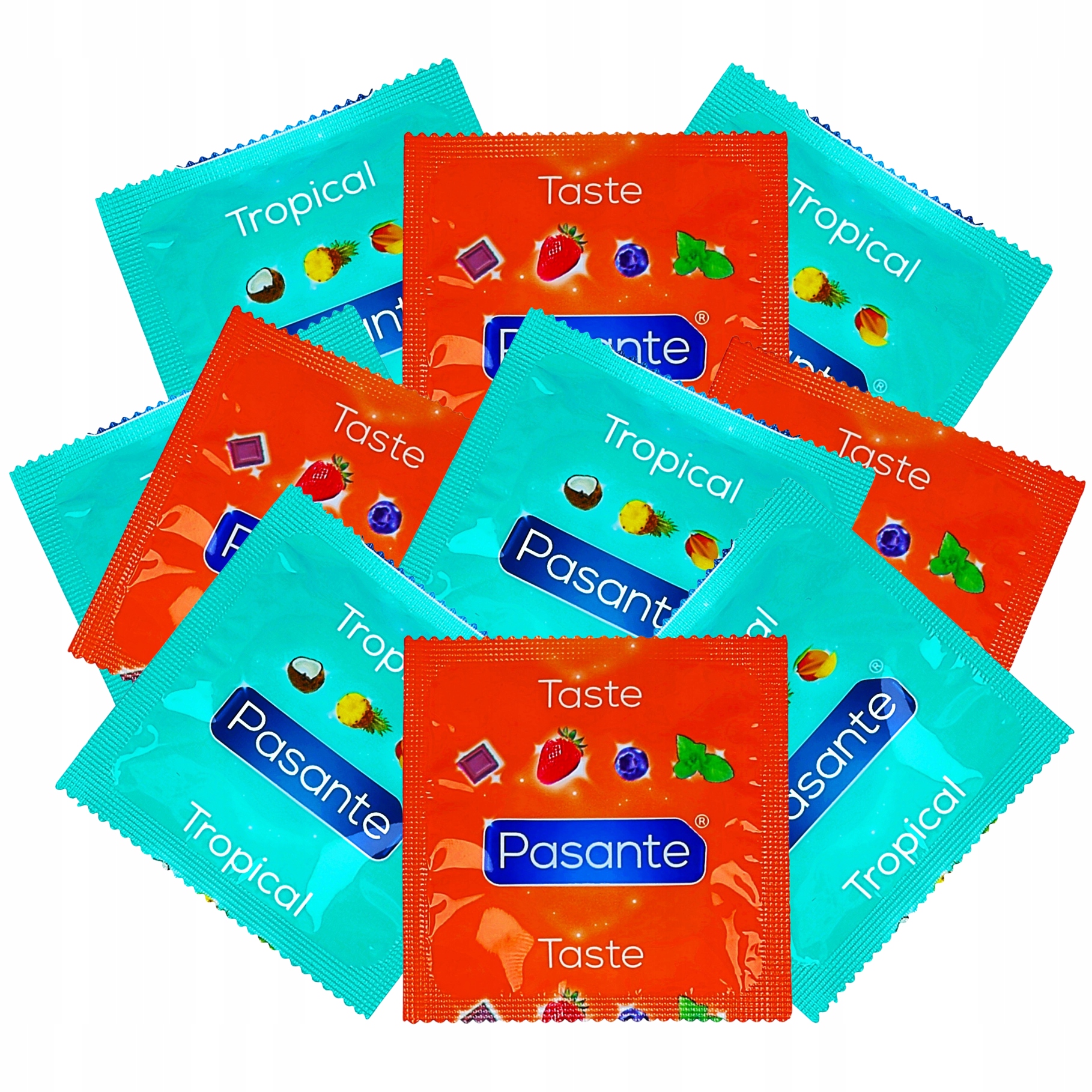 

Pasante Tropical Taste smakowe zapachowe 10 sztuk