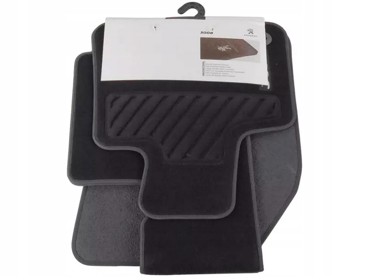 Dywaniki Welurowe Peugeot 3008 II 2016- Oryginał Nowe Kpl 4 Sztuki