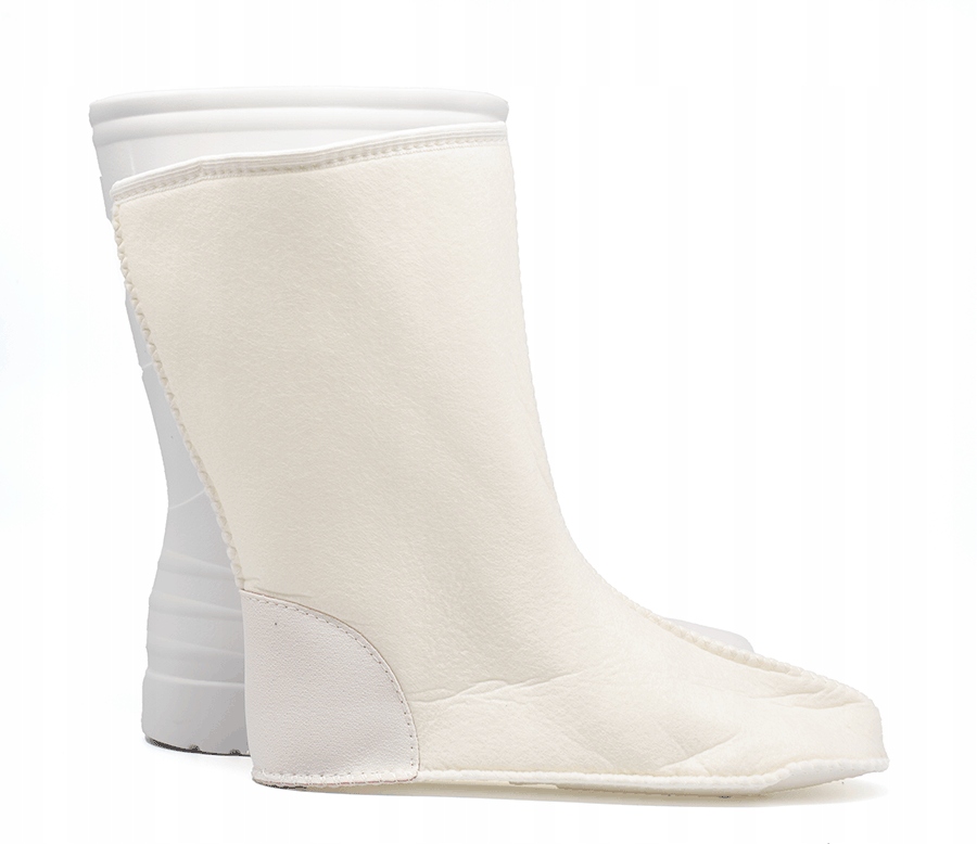 Kalosze DAMSKIE piankowe ocieplane białe do przemysły spożywczego Demar Rozmiar 40