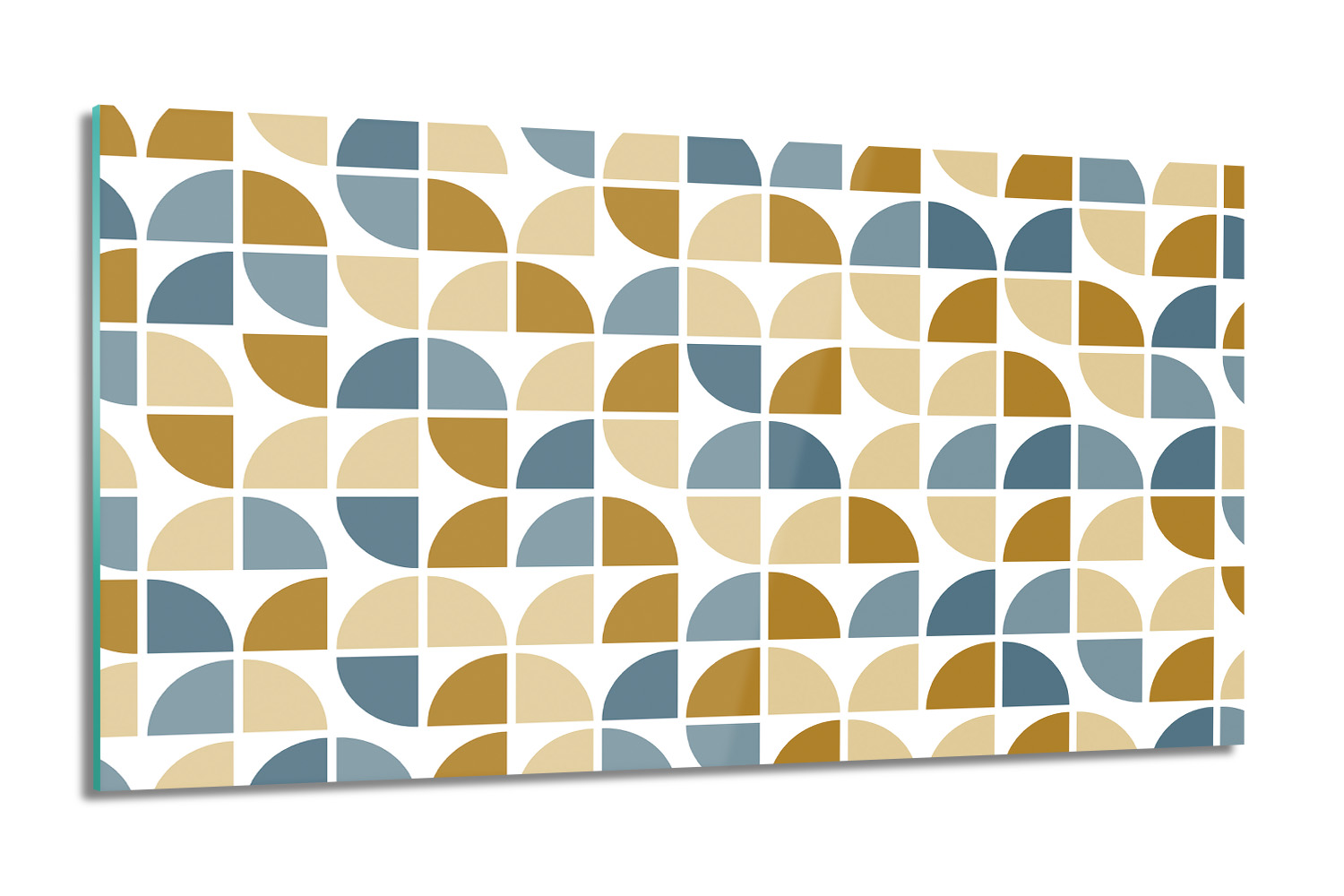 Mozaika geometrie Skleněný obraz do koupelny 100x60