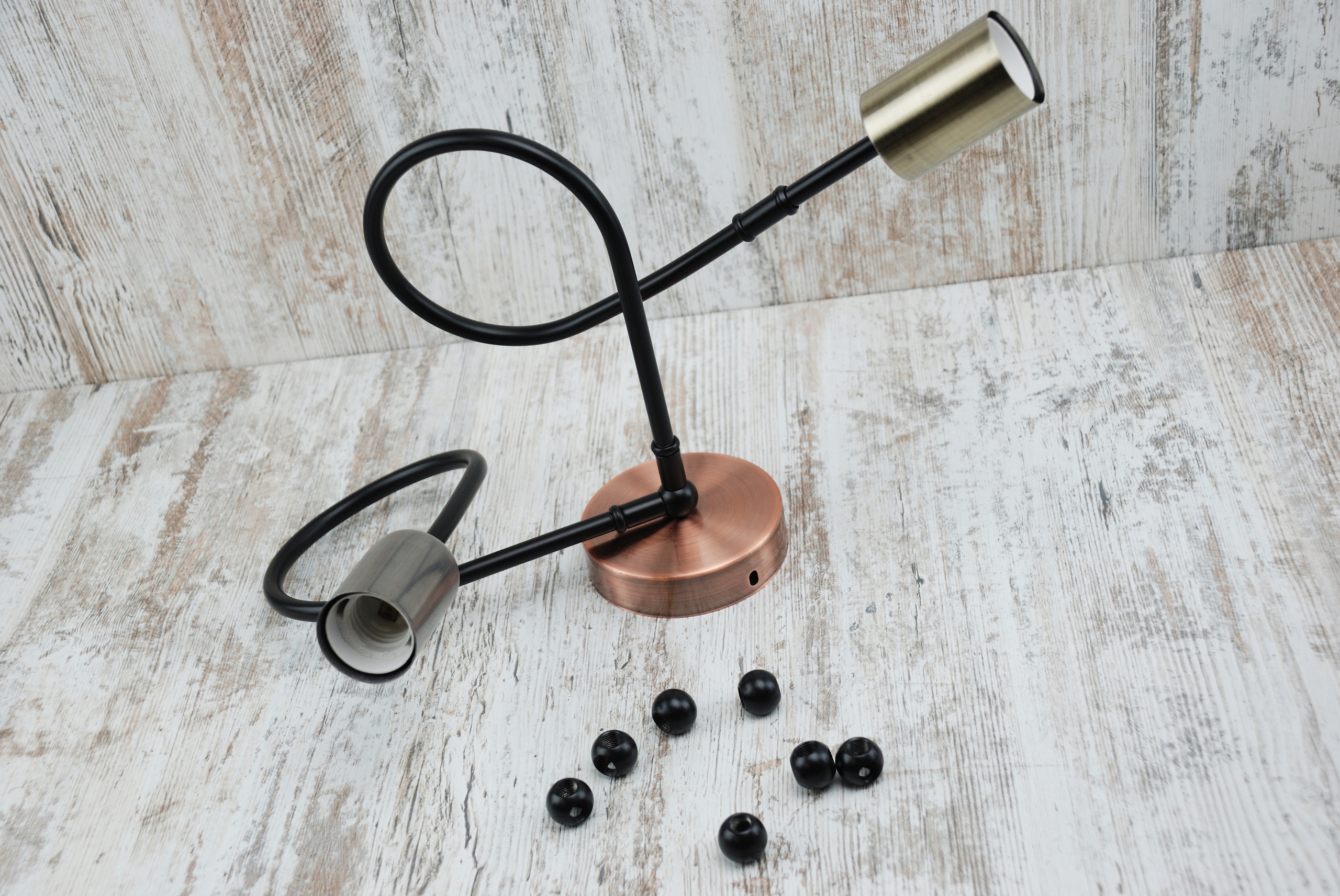 czarny trójnik kula m10 mufa M10 do lamp loft DIY EAN (GTIN) 7427282072205