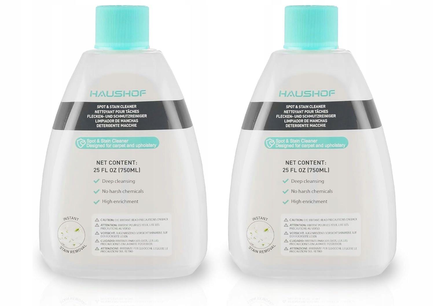 Zestaw 2 Butelek 750 ML Odplamiacz Środek Czyszczący Haushof