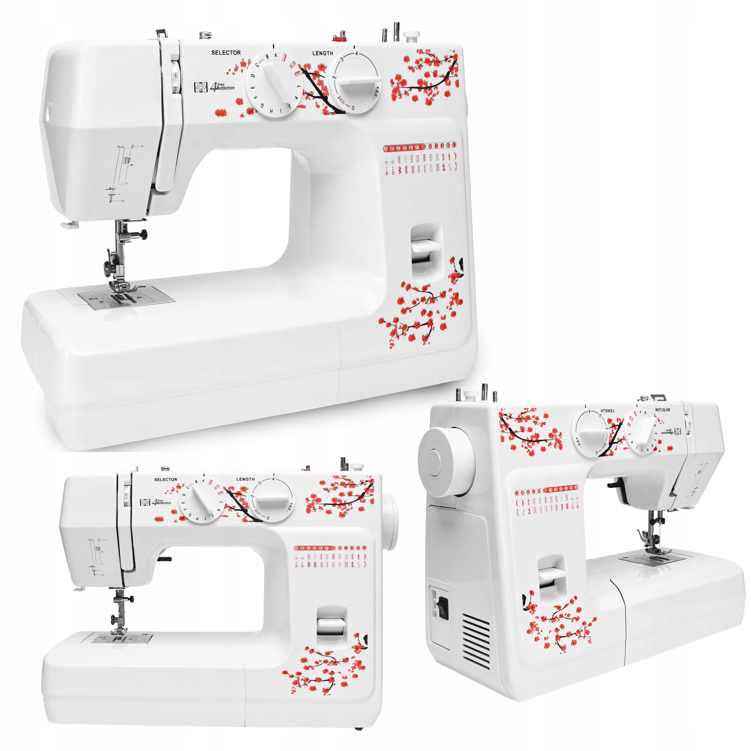 Domácí Šicí Stroj, Silný, Nastavitelný, 48 X Vzory Stehů Příslušenství