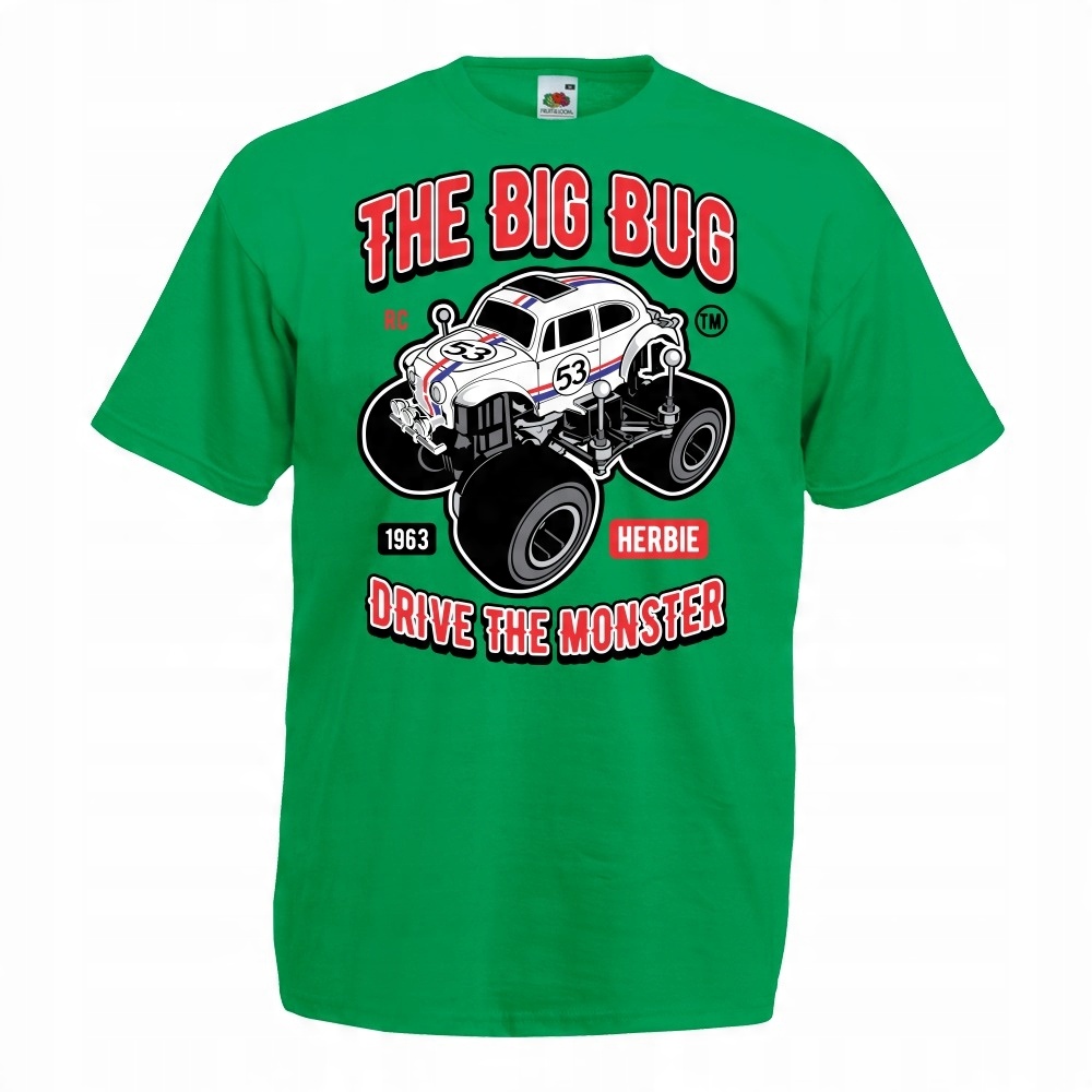 

Koszulka The Big Bug samochód auto monster S zielo