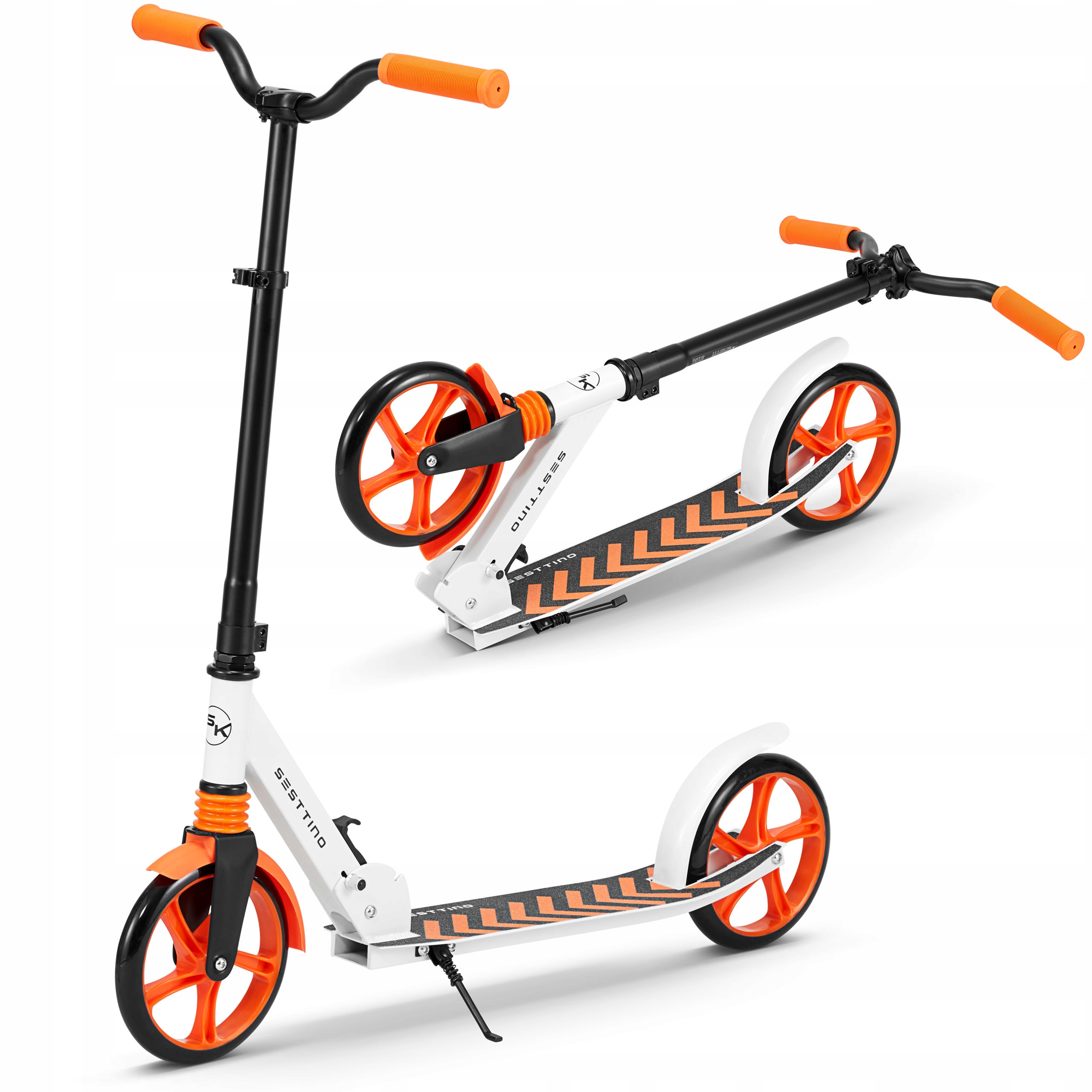 Duża Składana Hulajnoga Miejska Sesttino Shadow XL Orange