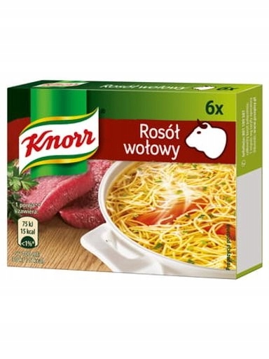 Levně 10 x Hovězí vývar Knorr 60 g