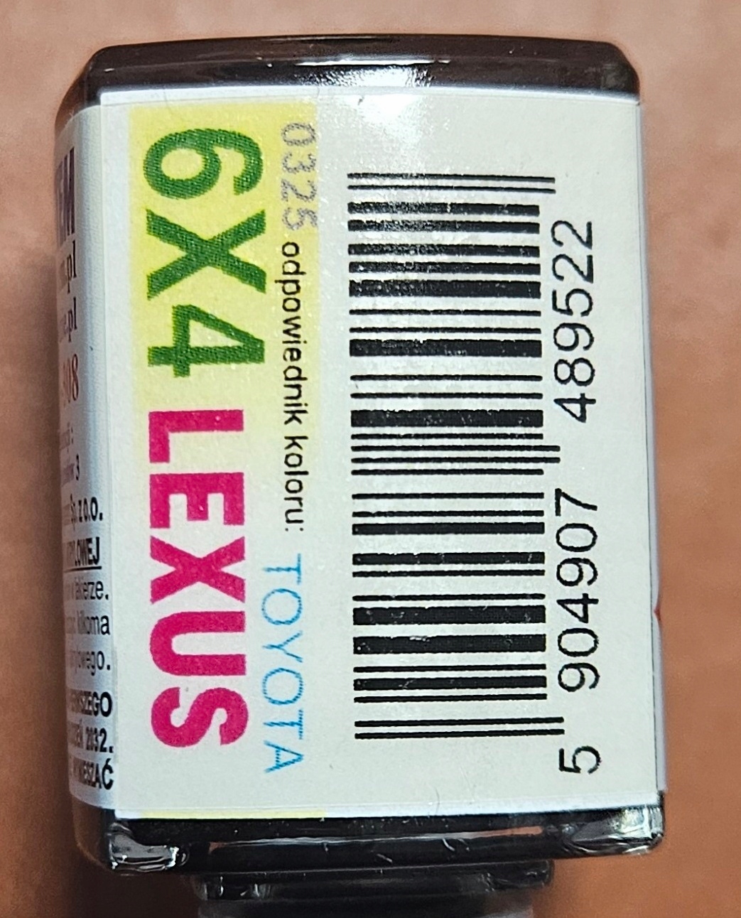 H1Z1スキン TOYOTA 6X1 OXIDE BRONZE LAKIER SAMOCHODOWY ZAPRAWKA DO RYS 10 ML