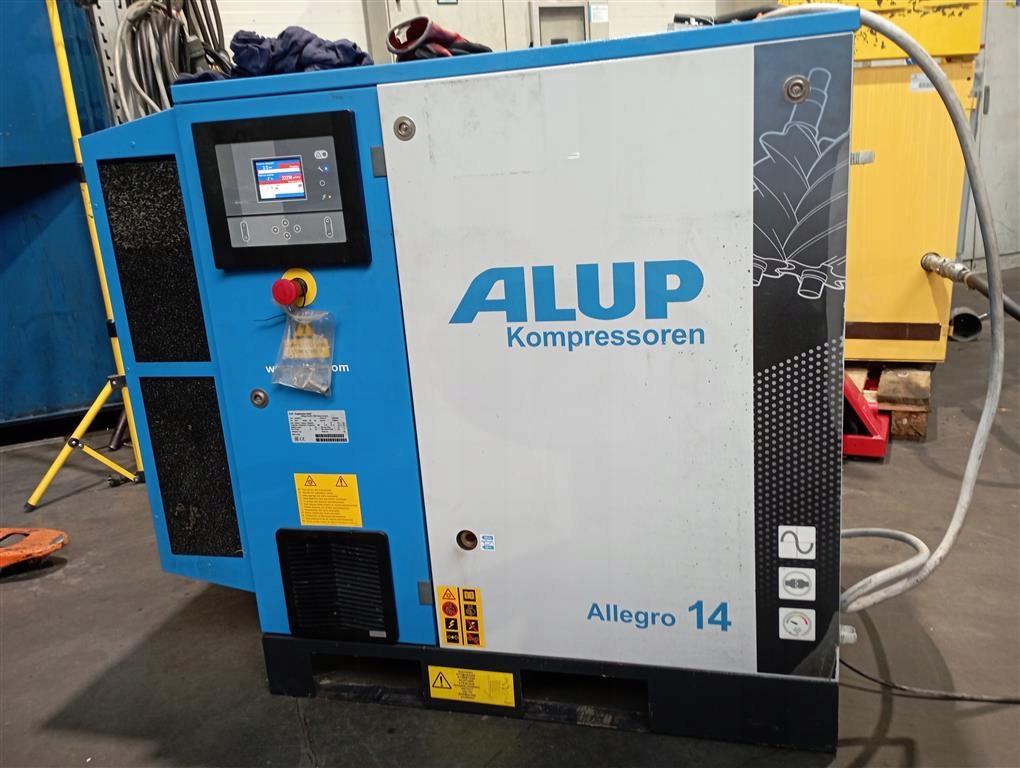 Sprężarka śrubowa kompresor ALUP ALLEGRO 14 Atlas Copco 15kW 2,6m³ S014443 Model ALUP ALLEGRO 14