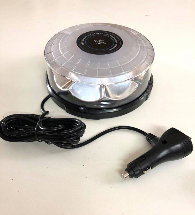 Петух плоский стробоскоп синий светодиодный светильник 12-24V