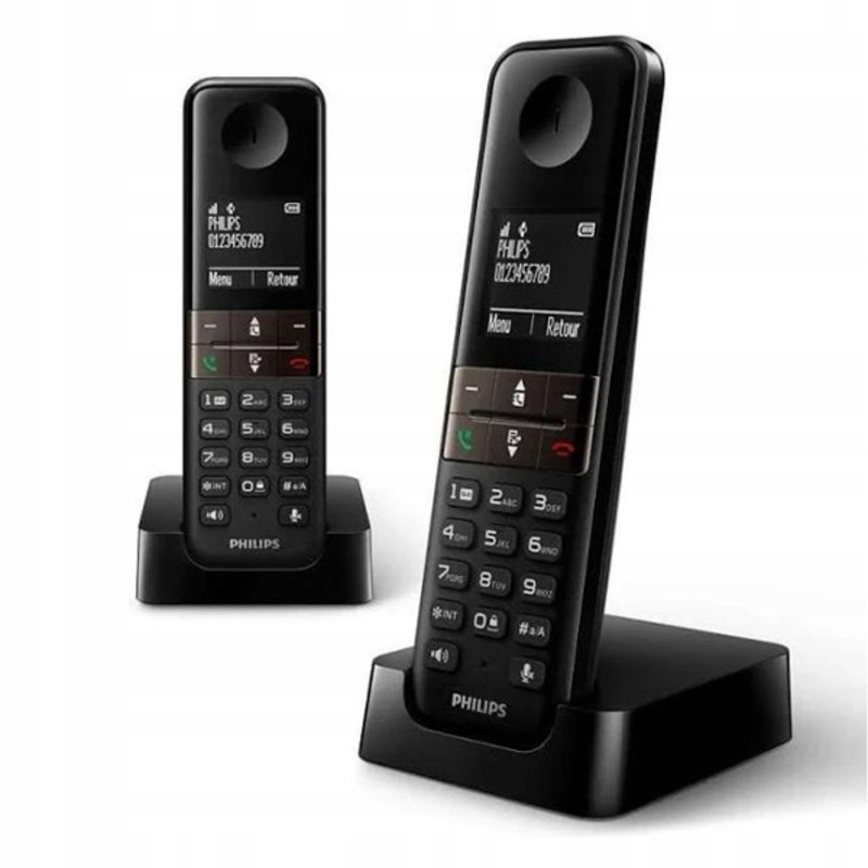 Telefon bezprzewodowy Philips Duo D470 D4702B