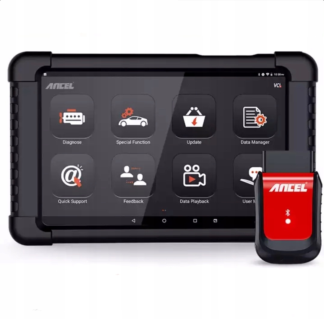 Interfejs diagnostyczny Ancel X6 PL. Menu android