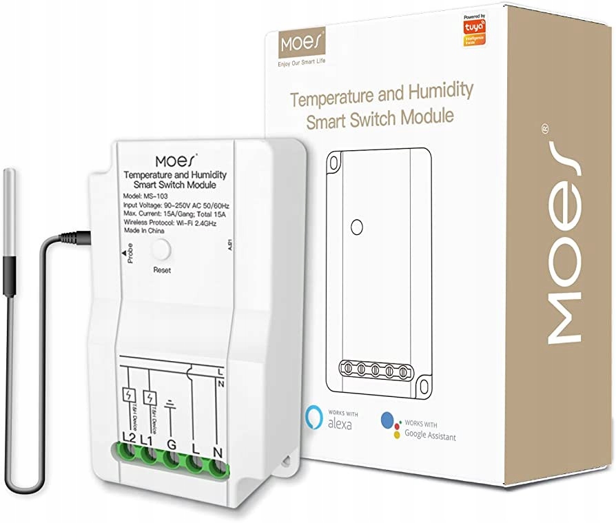 

Tuya kontroler temperatury termostat MS-103 Wi-Fi
