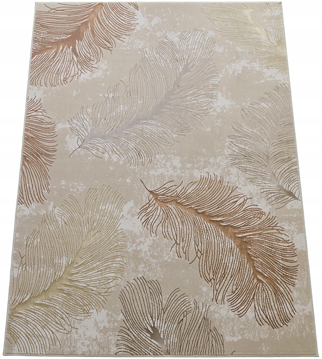 Koberec 240x330 Moderná Béžová Lesklá Meď Do Obývačky Topová Spálňa