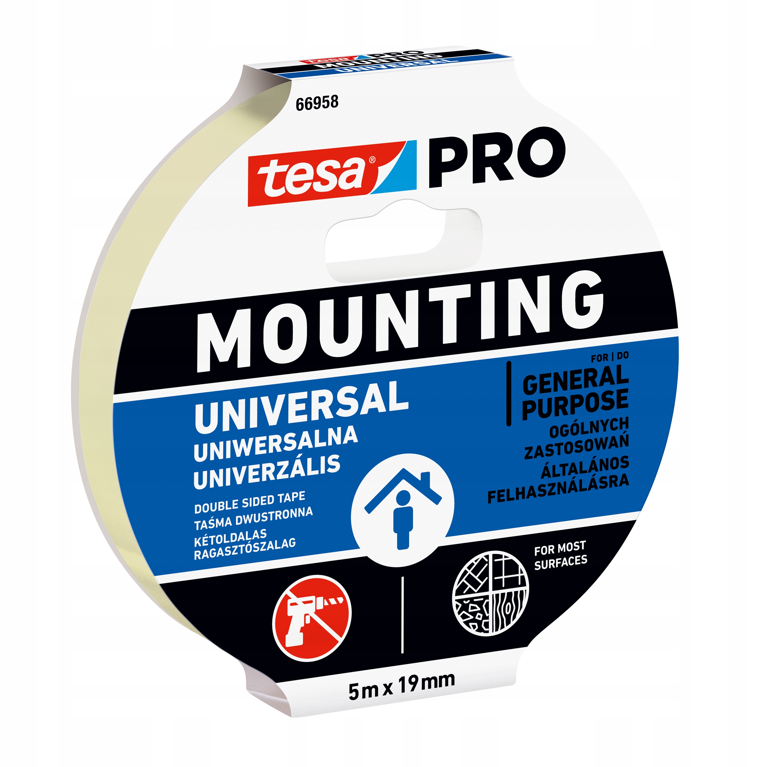 

Tesa Taśma montażowa Pro Mounting Univ. 5m 66958