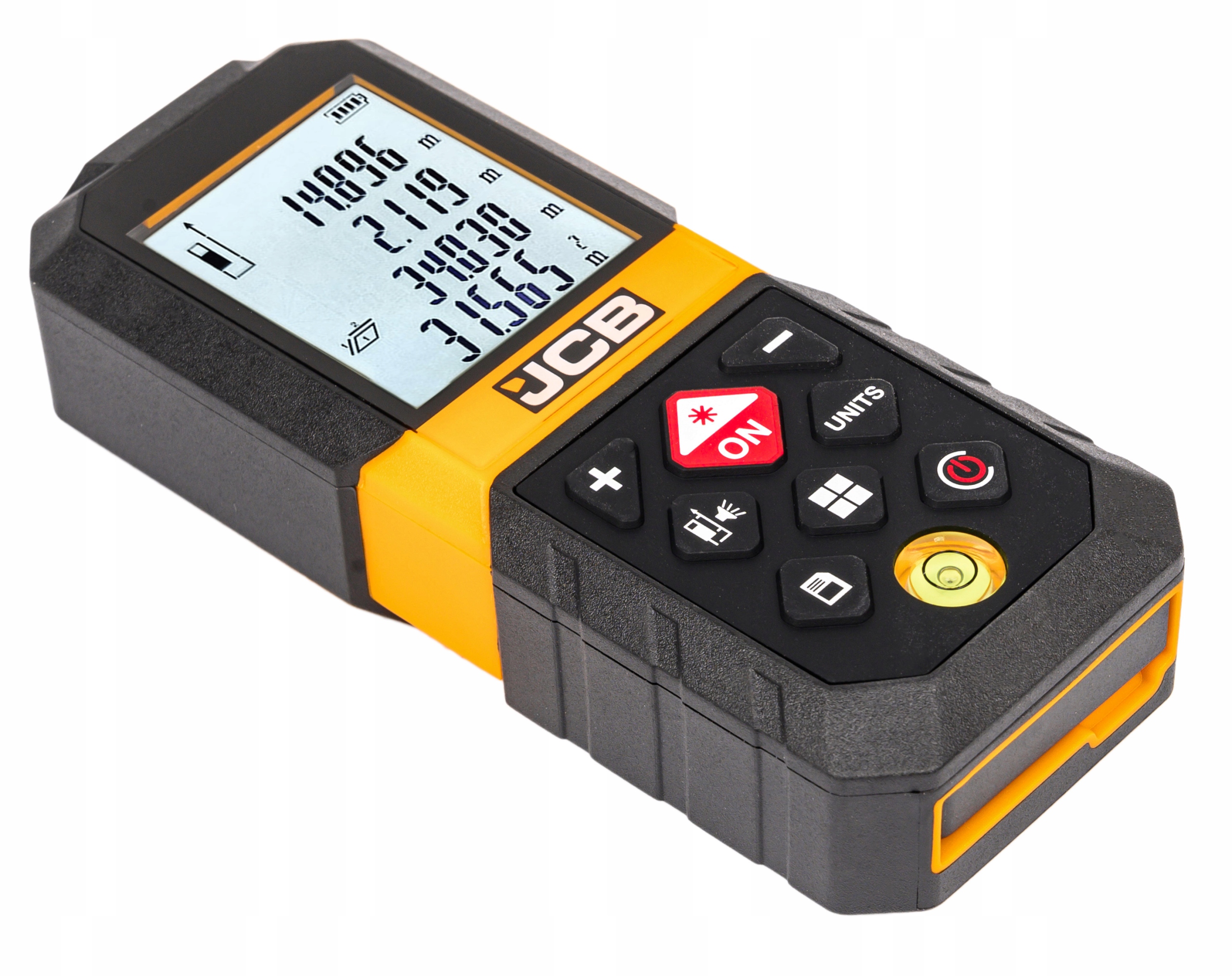 DALMIERZ LASEROWY MIERNIK LASEROWY OBLICZANIE POWIERZCHNI OBJĘTOŚCI 65M JCB Przeznaczenie do wnętrz