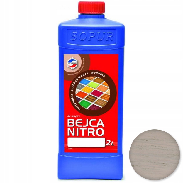 

Bejca nitro do drewna Sopur 2l popiel 20-07