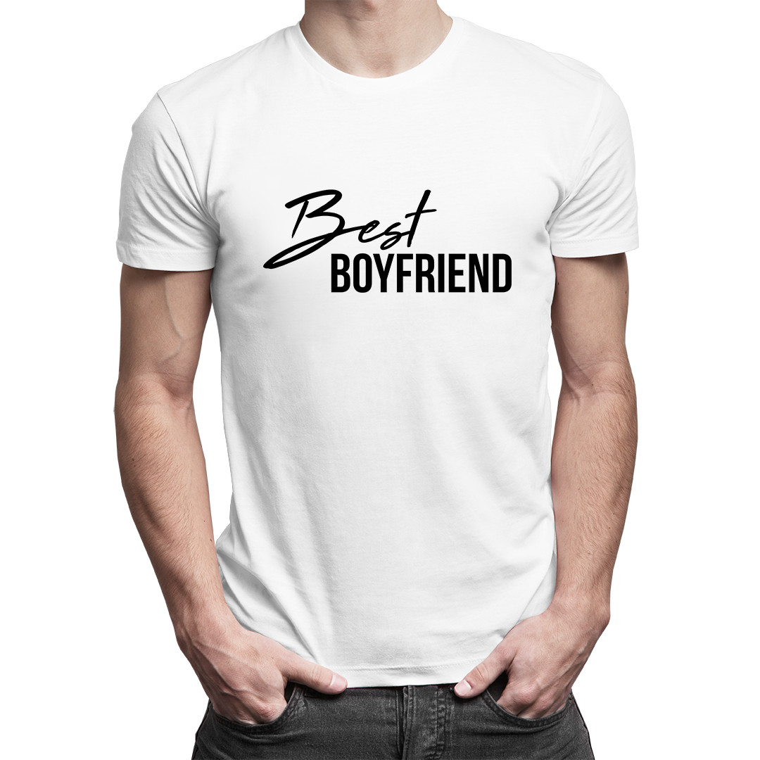 

Best boyfriend - koszulka z nadrukiem dla niego