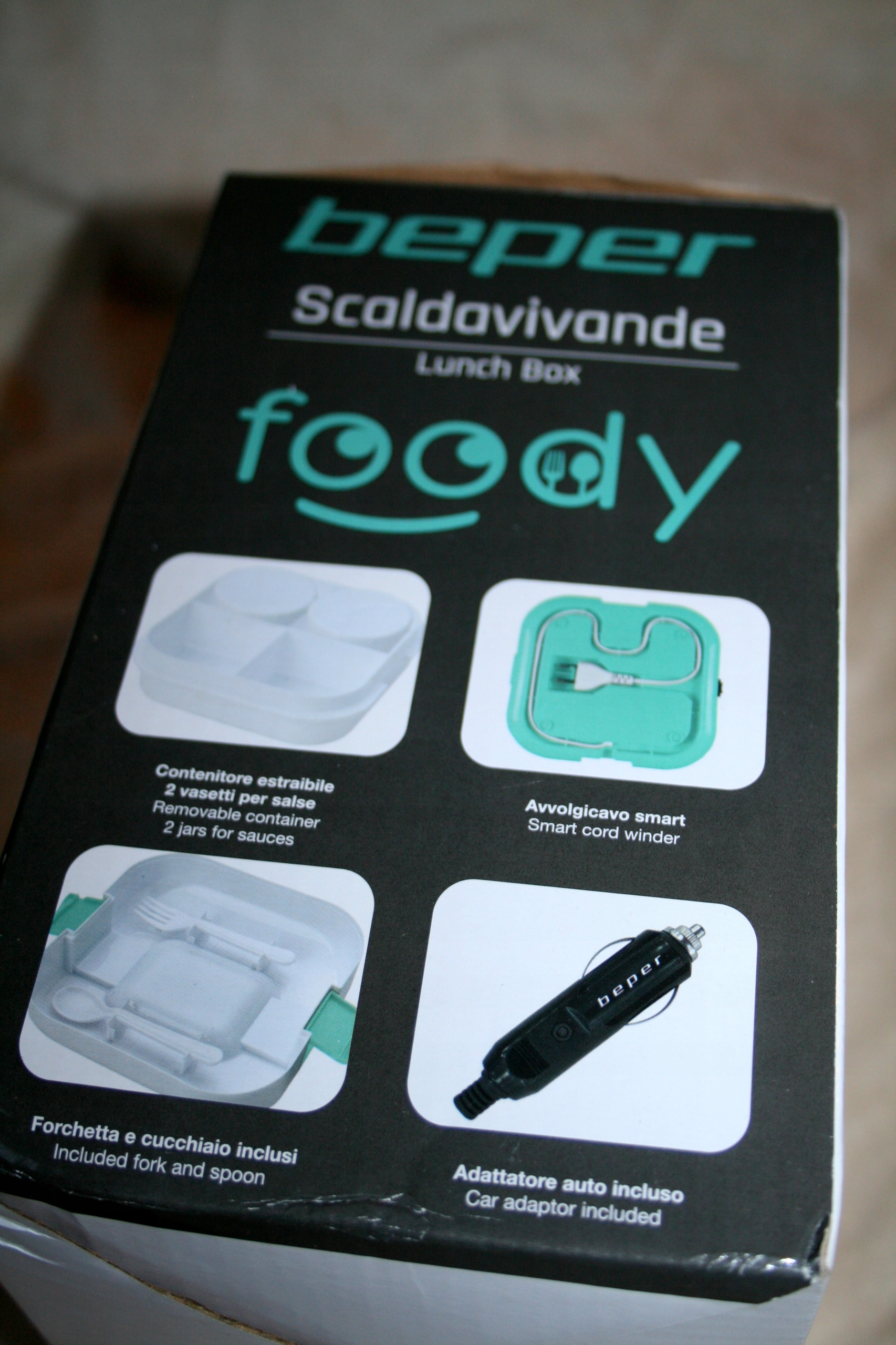 BEPER LUNCH BOX - ELEKTRYCZNY PODGRZEWACZ ŻYWNOŚCI EAN (GTIN) 8051772718572