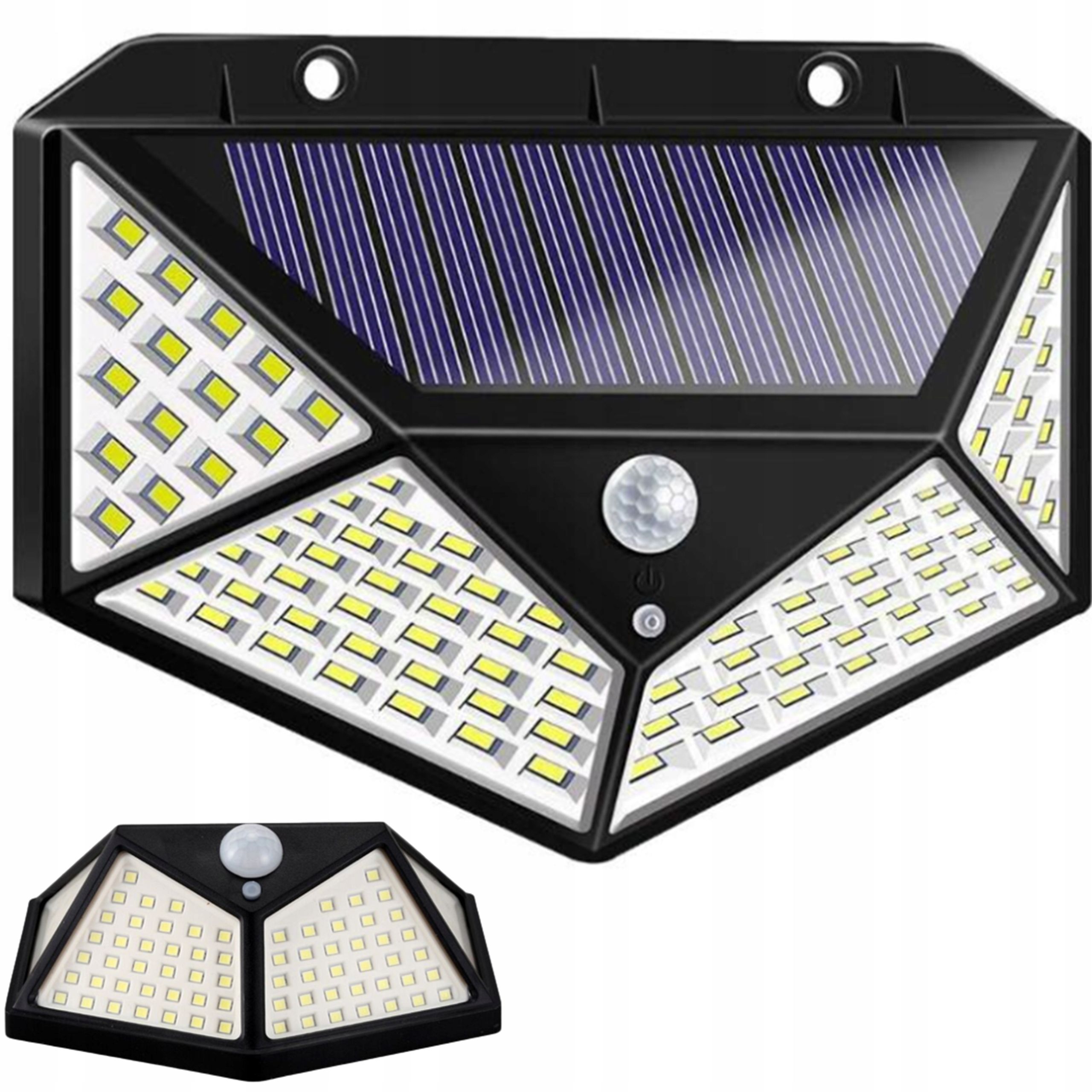

Lampa Solarna Ścienna Z Czujnikiem Zmierzchu Ruchu