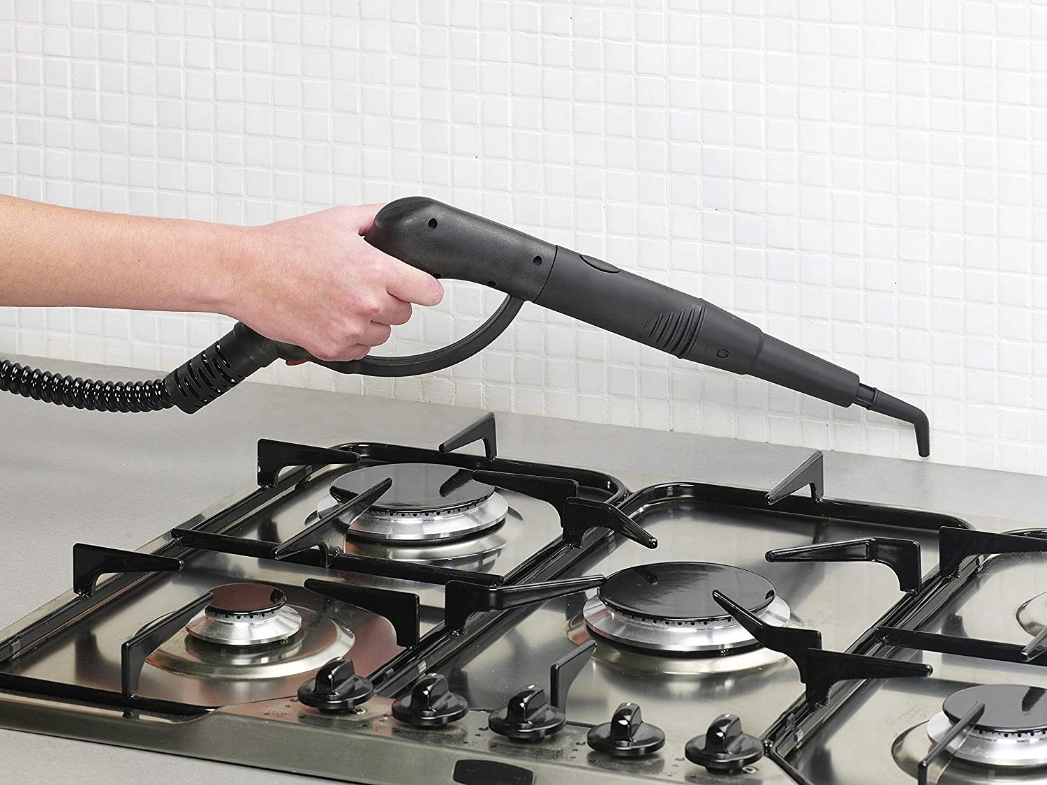 Myjka Parowa Ciśnieniowa Quigg, 4 bar 1500W Do Podłóg, Okien, Aut, Mebli Moc 1500 W