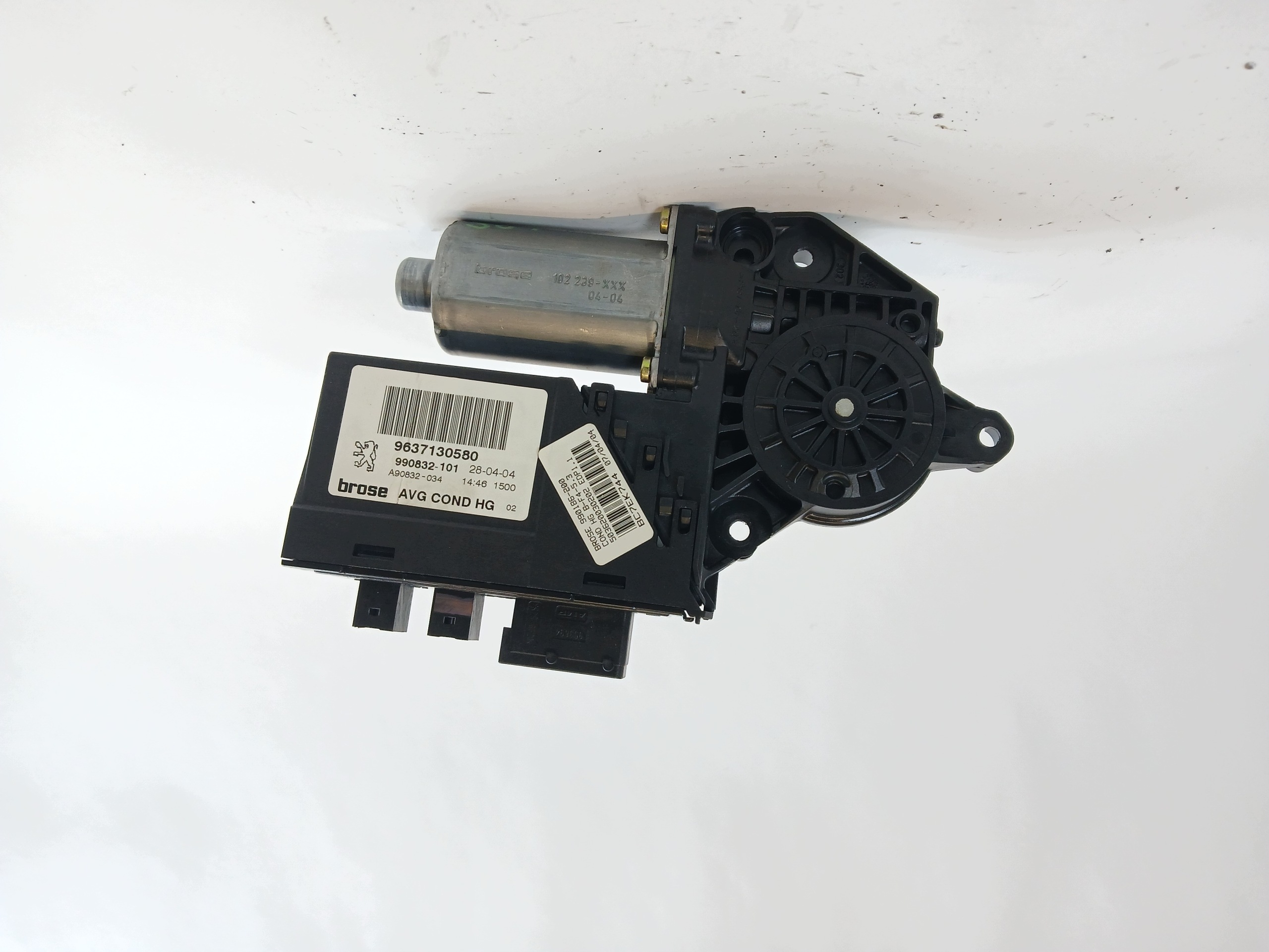 PEUGEOT 307 mini motor windows left front 9637130580