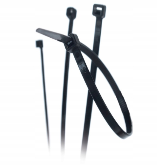 Opaska zaciskowa CZARNA UV 100x2,5 BMN1025 (100szt.)