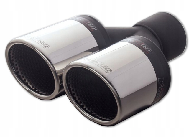 Športová koncovka tlmiča 2x90 mm Buzzer Pravá