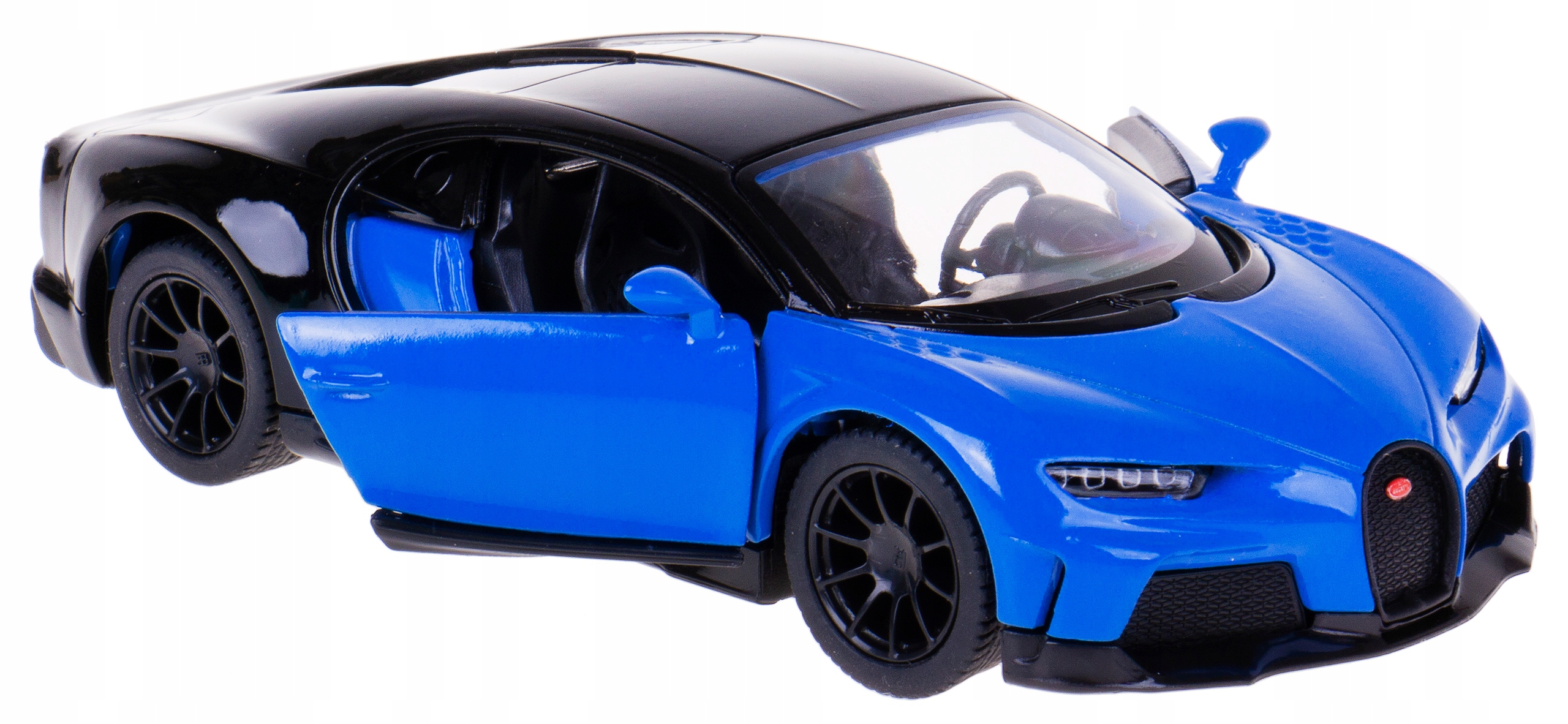 

Bugatti Chiron Model Metalowy Kinsmart 1:38 Niebie