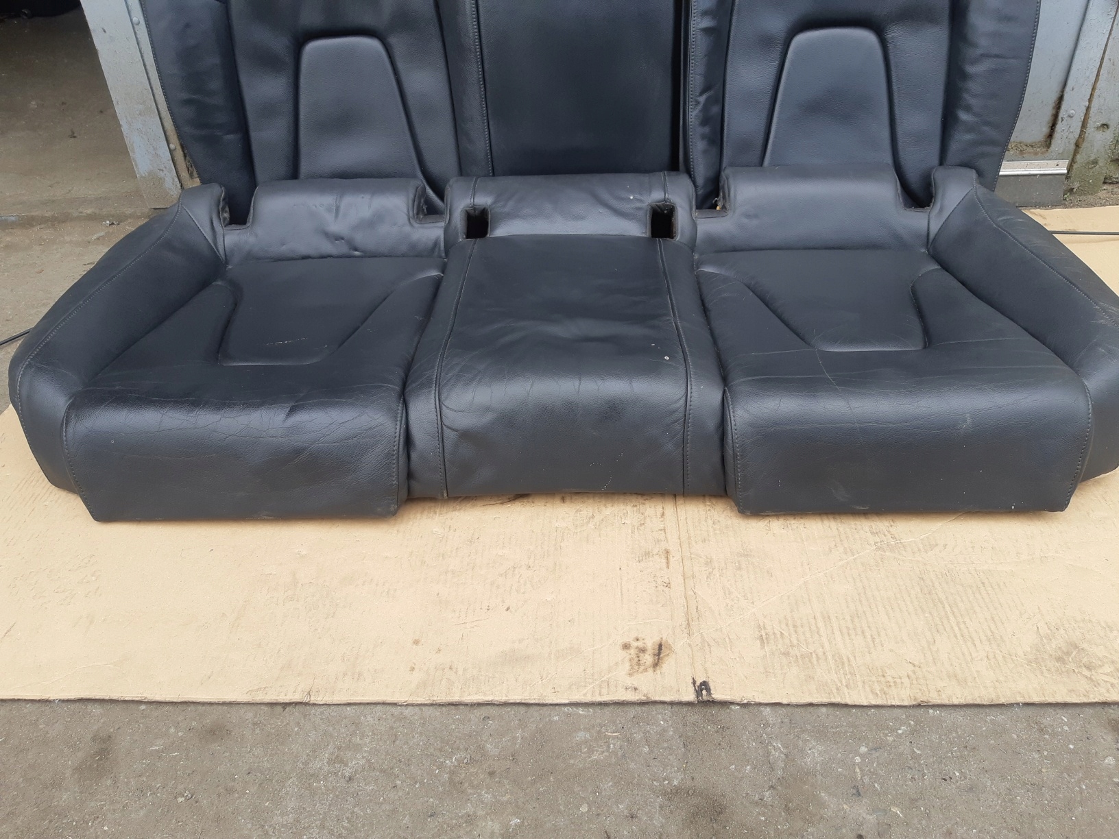 AUDI A5 8T Sitz heck hinten Leder schwarze