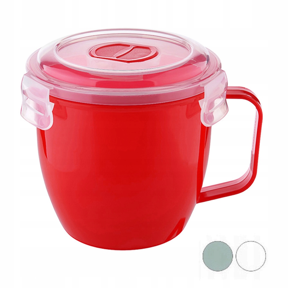 

Kubek Z Pokrywką Na Zupę Do Mikrofali 620ML MIX