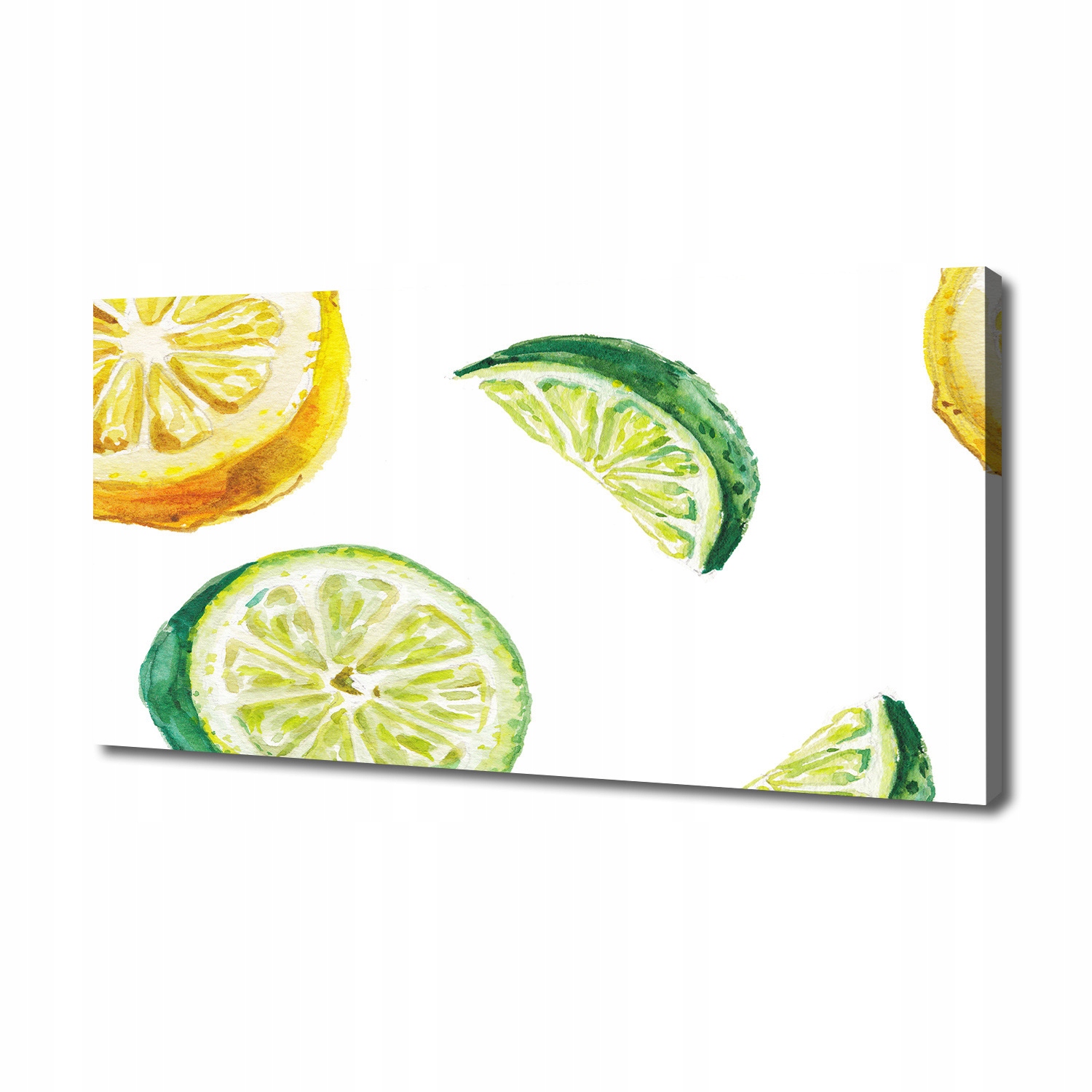 

Foto obraz na płótnie Cytryna i limonka 140x70 cm
