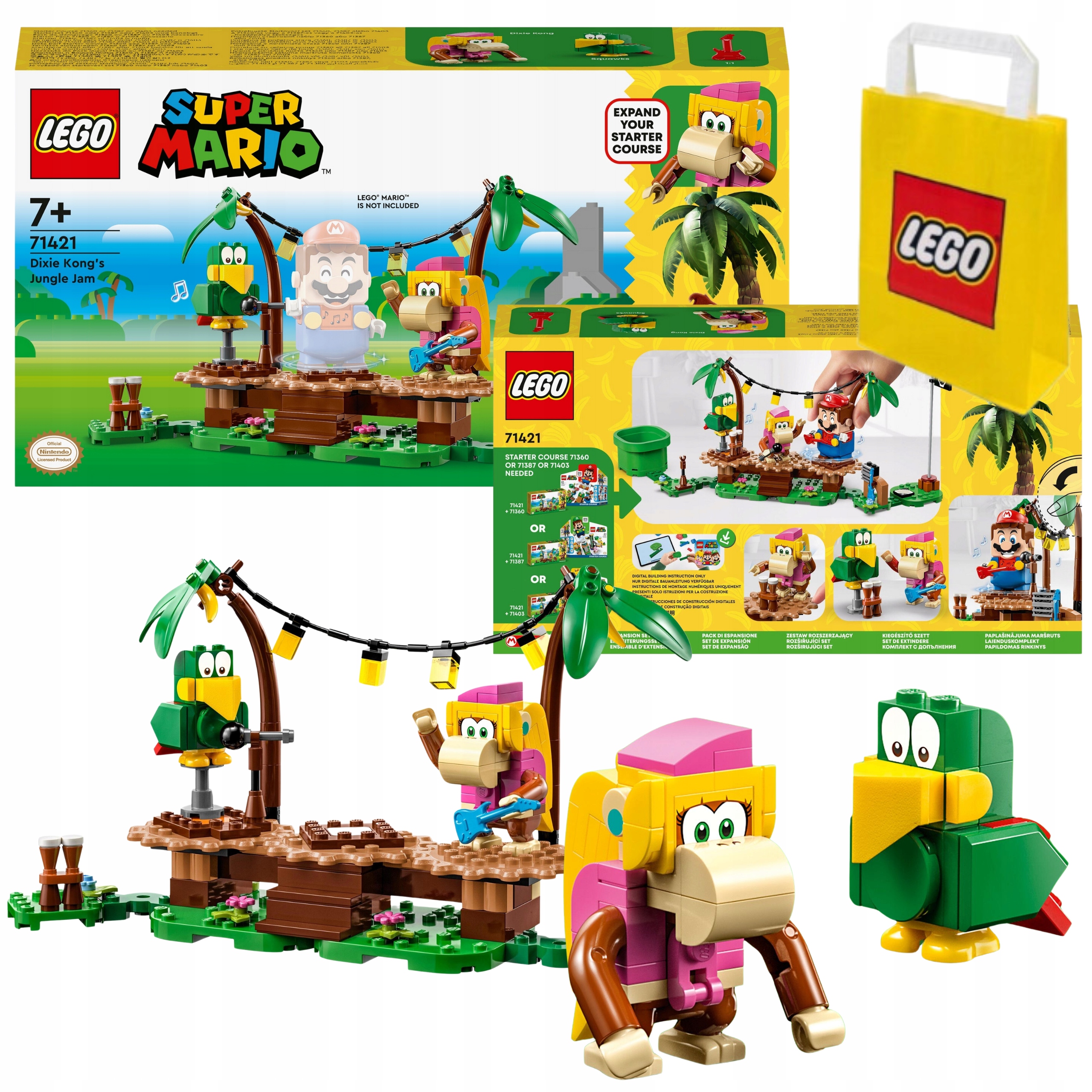 Lego Mario 71421 Rozšiřující Set Pro Džunglový Koncert Dixie Kong