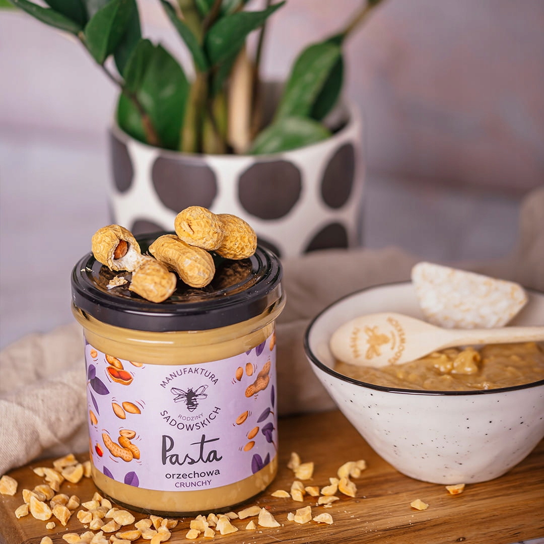 Levně 3x Pasieki Rodziny Sadowskich Ořechová pasta crunchy 300 g