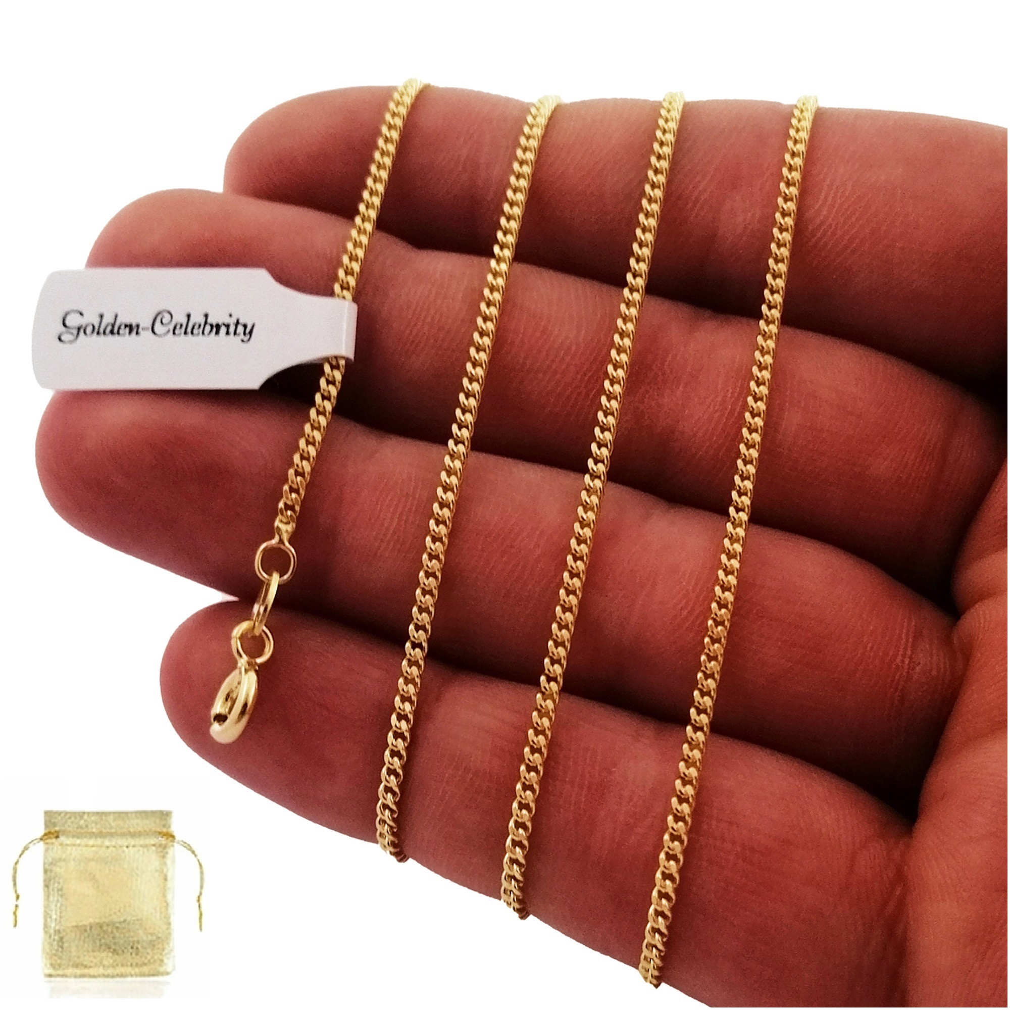 

Złoty Łańcuszek Pancerka Delikatny Srebro 1,7 MM