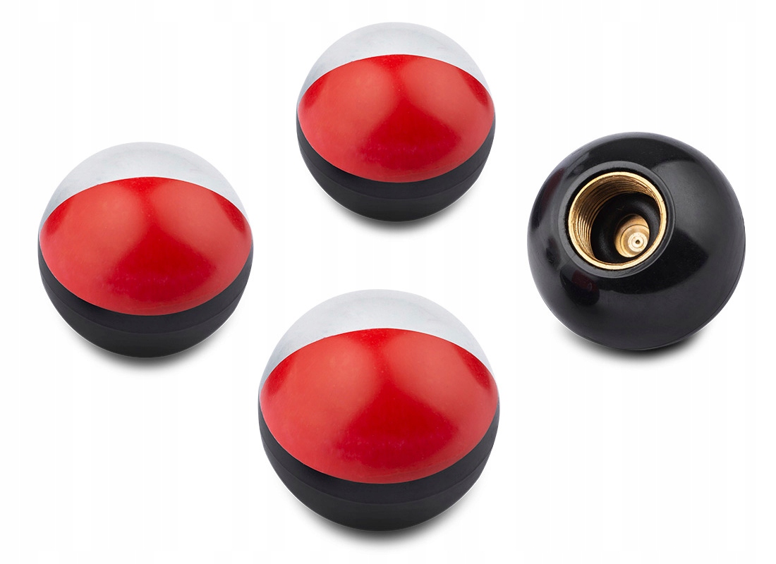 Kapturek na Zawór Wentyl Flaga Polski 4 sztuki Rodzaj inny