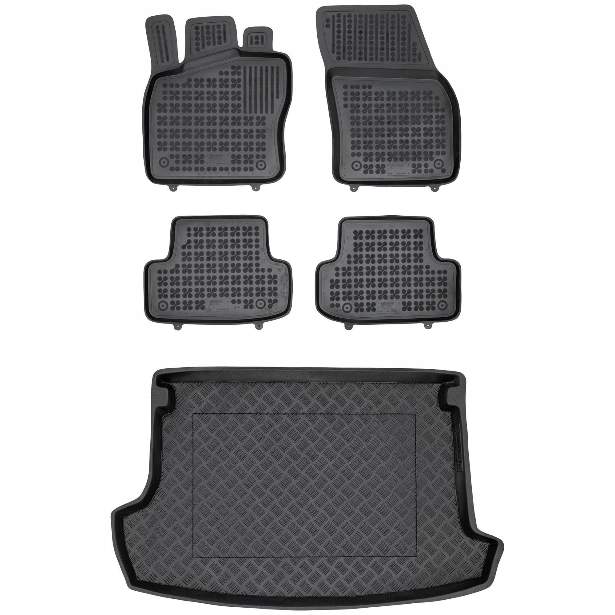 Sada kobercov a rohoží Volkswagen T-Roc od roku 2017 pre hornú podlahu batožinového priestoru