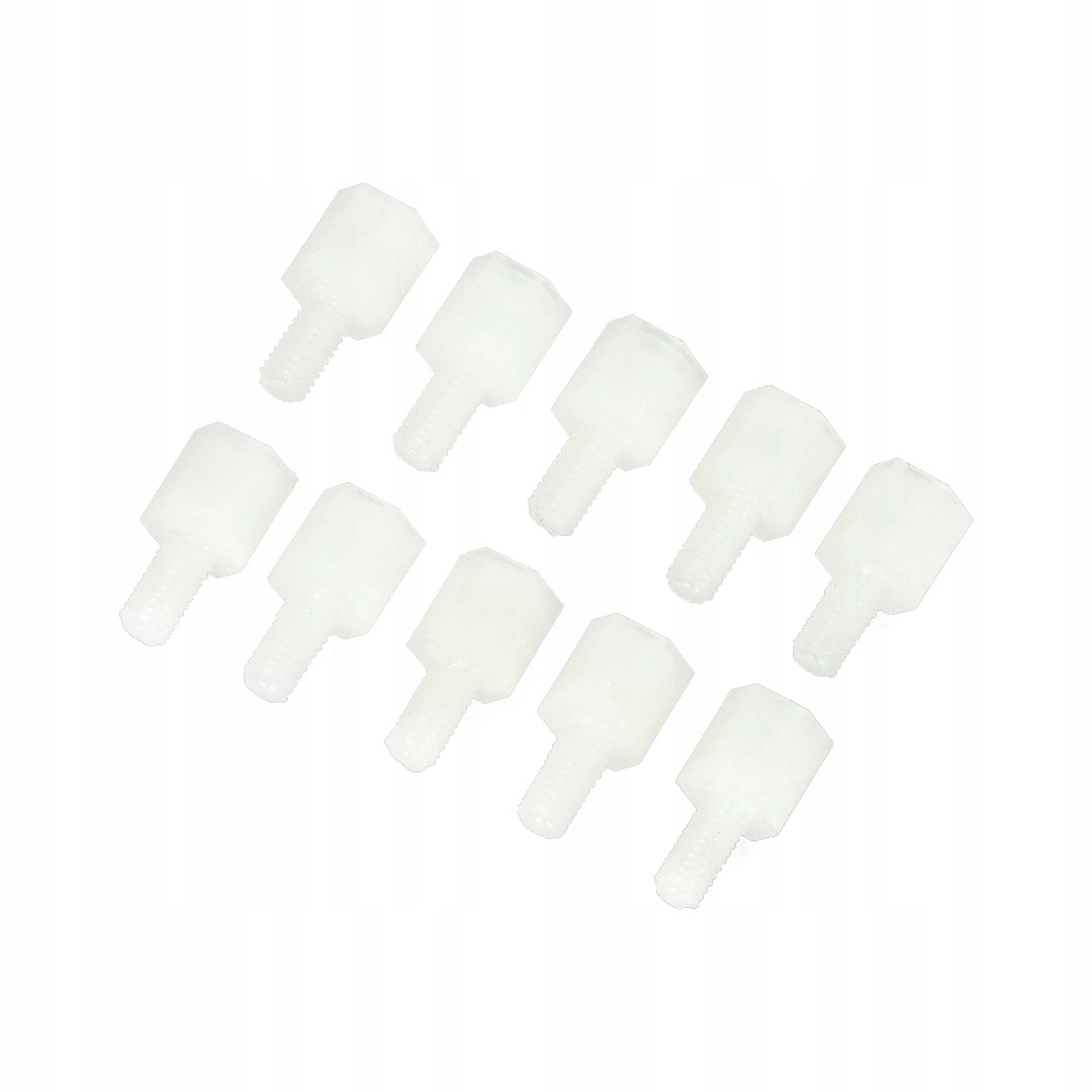 

Dystans nylonowy 6mm z gwintem M3 10szt.