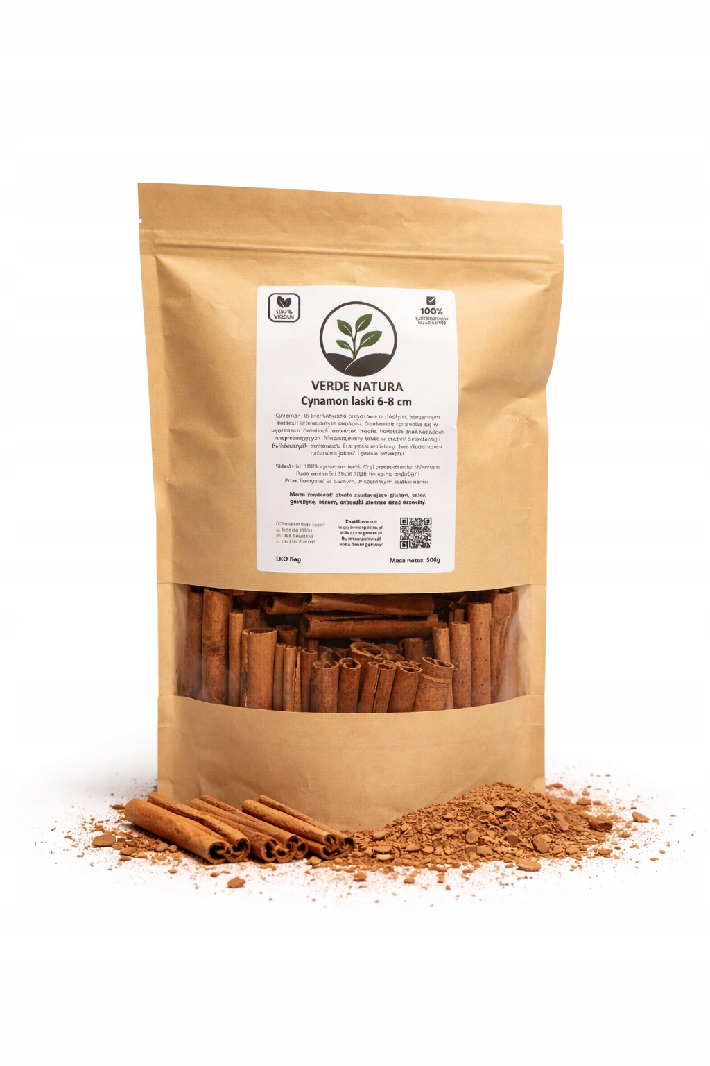 Levně Skořicové Tyčinky 6 Až 8 CM 1 Kg Verde Natura – Aromatické Koření Premium