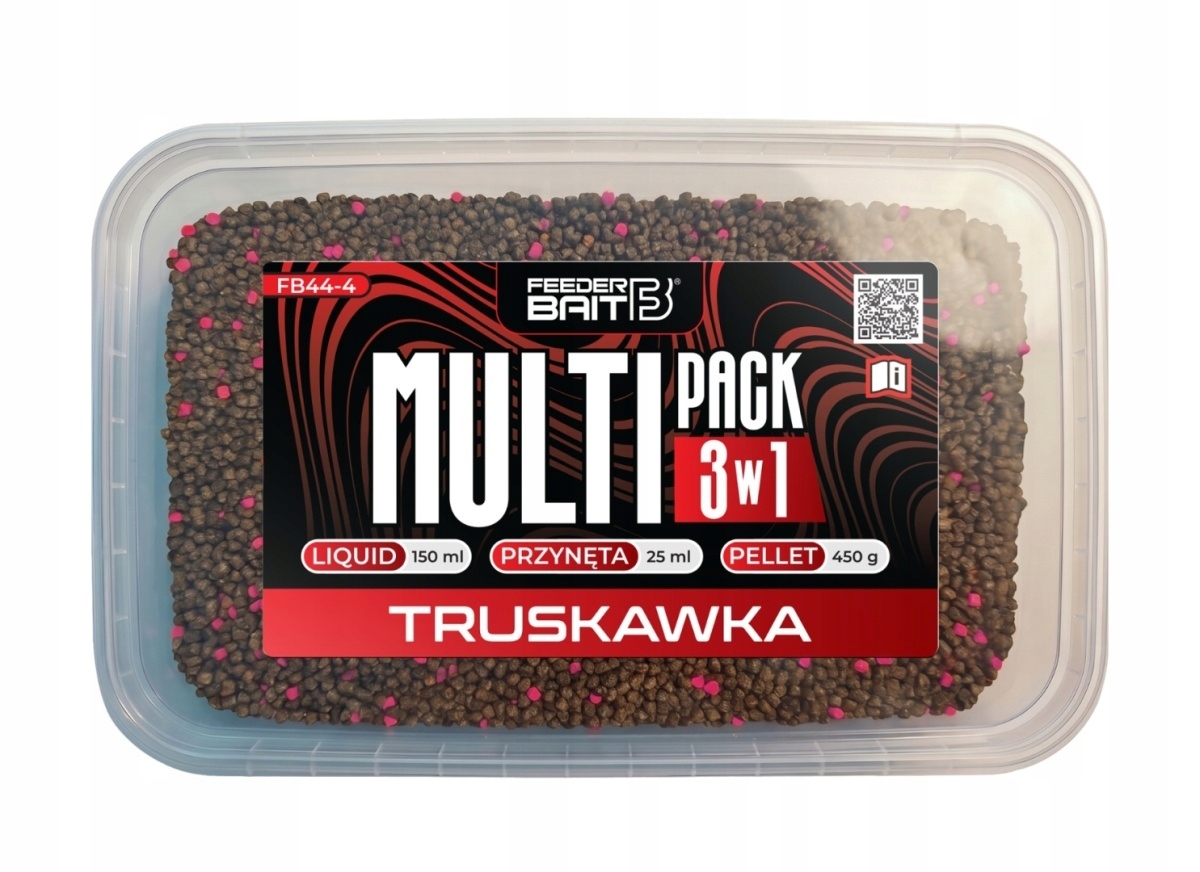 Multipack 3w1 Feeder Bait Truskawka