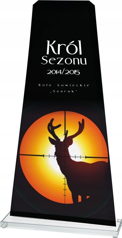 Skleněná soška lov Král sezóny