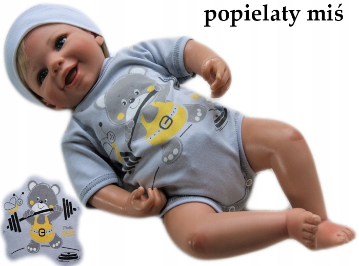 

Body pajacyk nadruk 74 krótki rękaw bawełniane