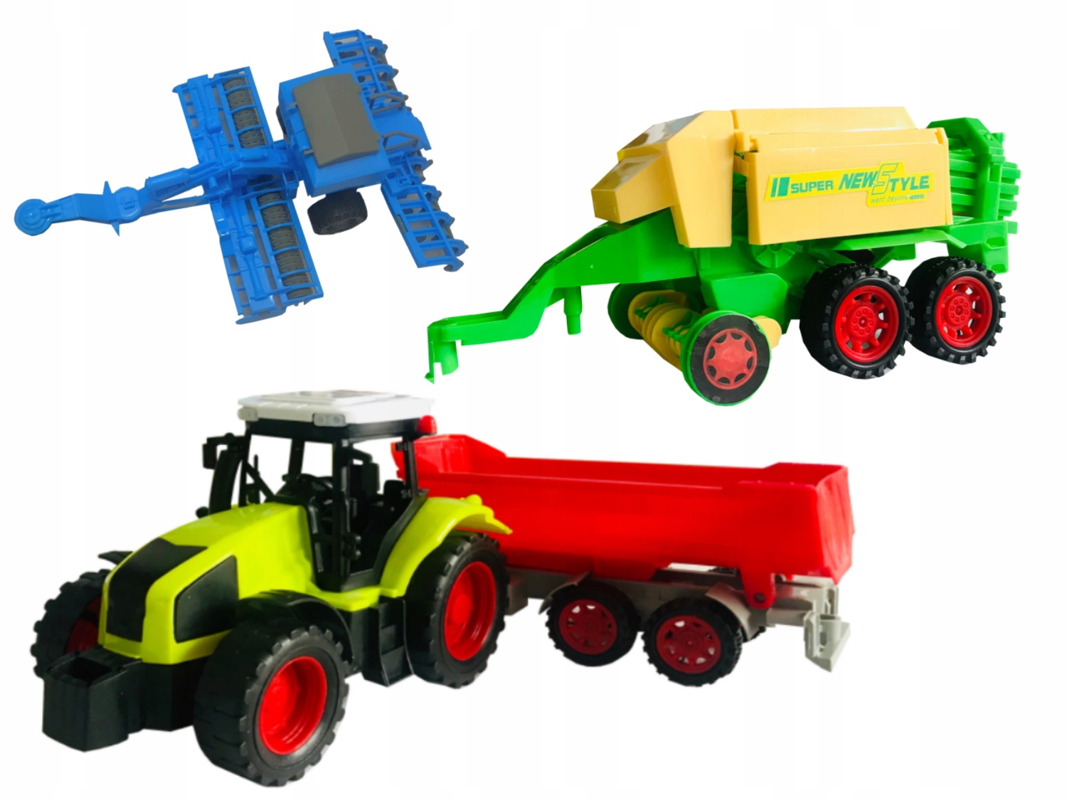 traktor z przyczepą  LAZAR SPYCHACZ — 10
