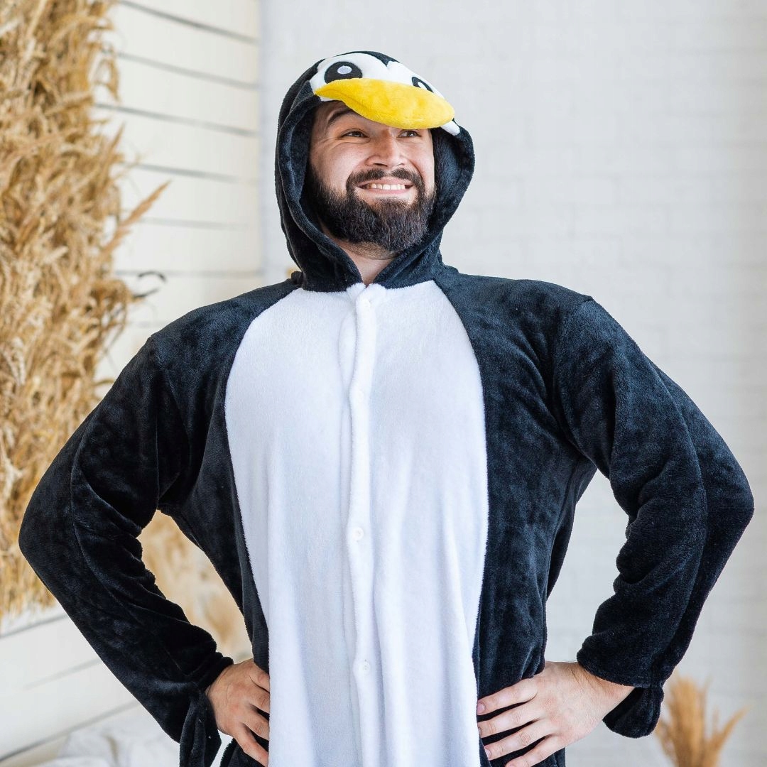 Piżama Onesie Kigurumi Kostium Przebranie Pingwin Xl: 175 - 185cm Marka Inna marka