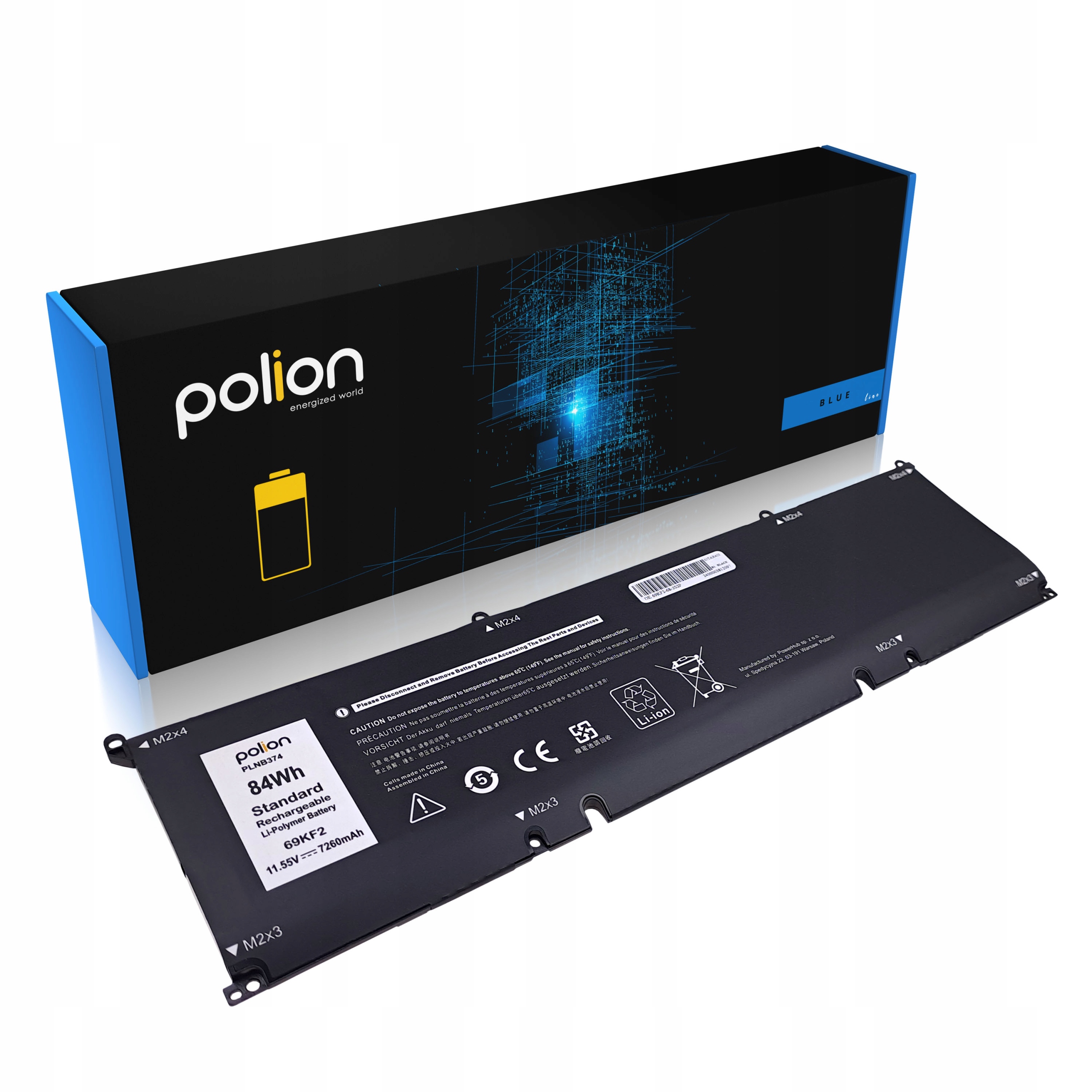 Batéria 69KF2 8FCTC pre Dell Precision G15 5550 Xps 9500 9510 M15 M17 R3 R4