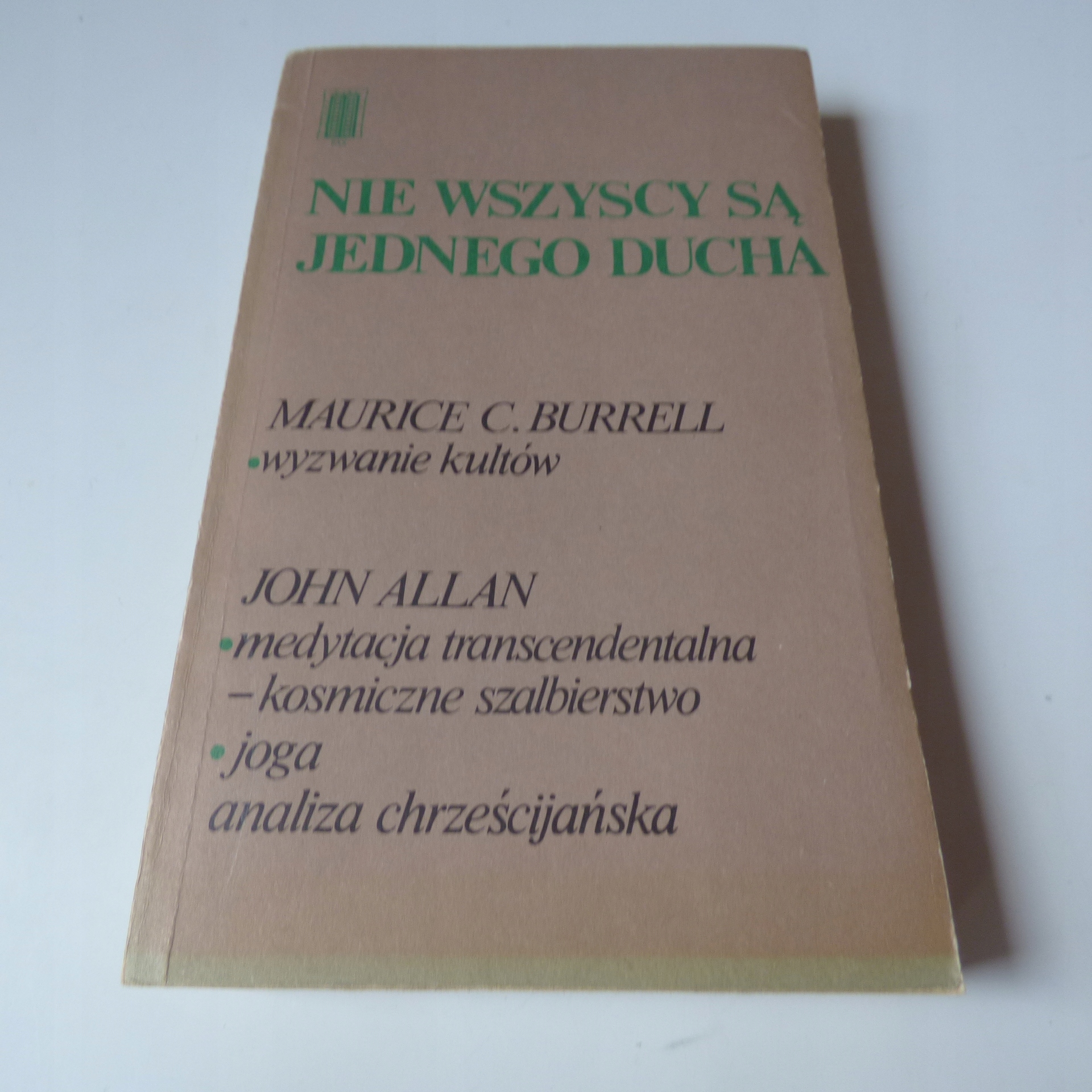 Wszyscy są jednego ducha Burrell