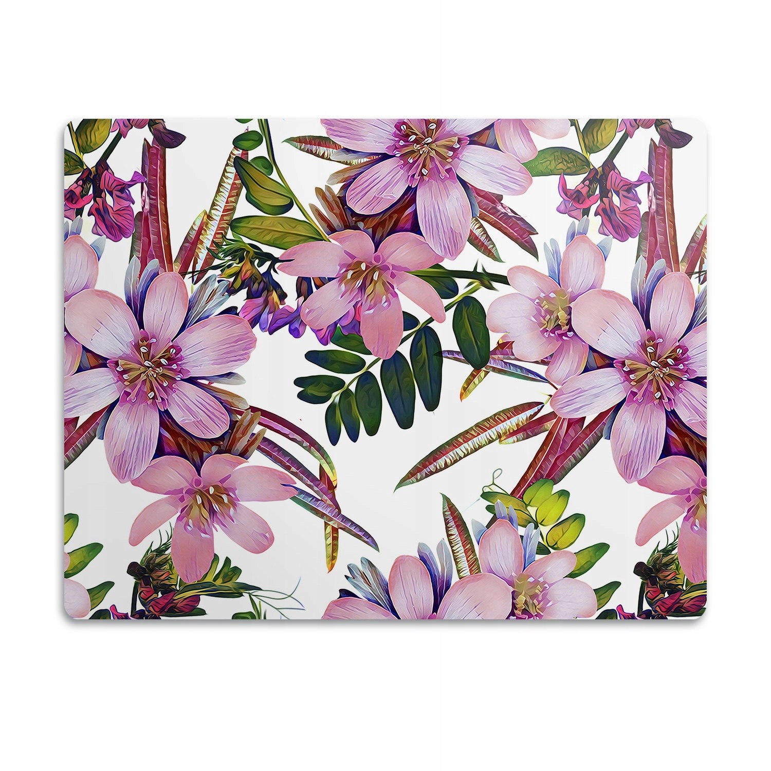 Levně Podložka pod misku pro psa kočku Růžové květy 60x40 cm