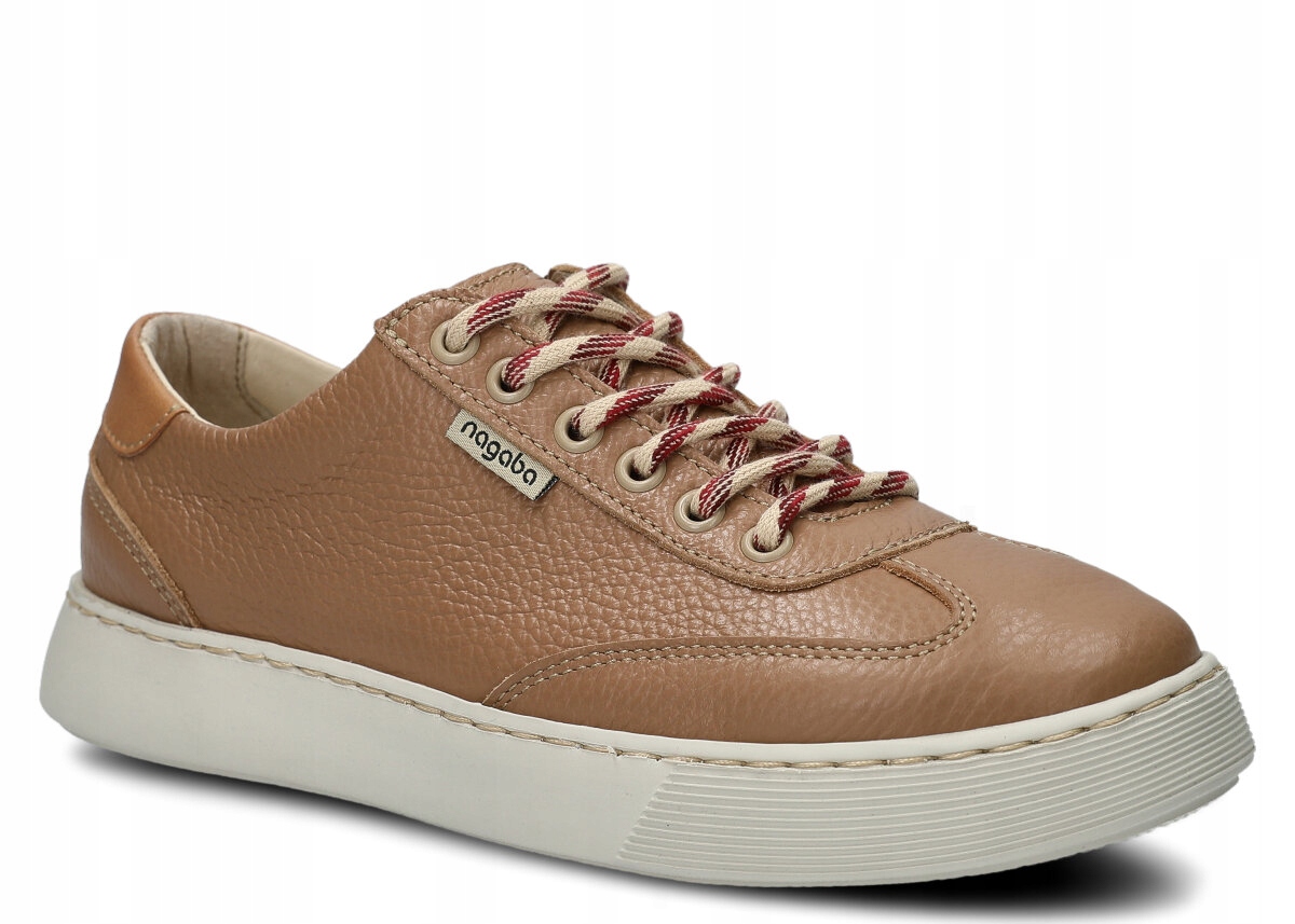 Dámské kožené polobotky karamelová barva Nagaba 612 pohodlné casual 41