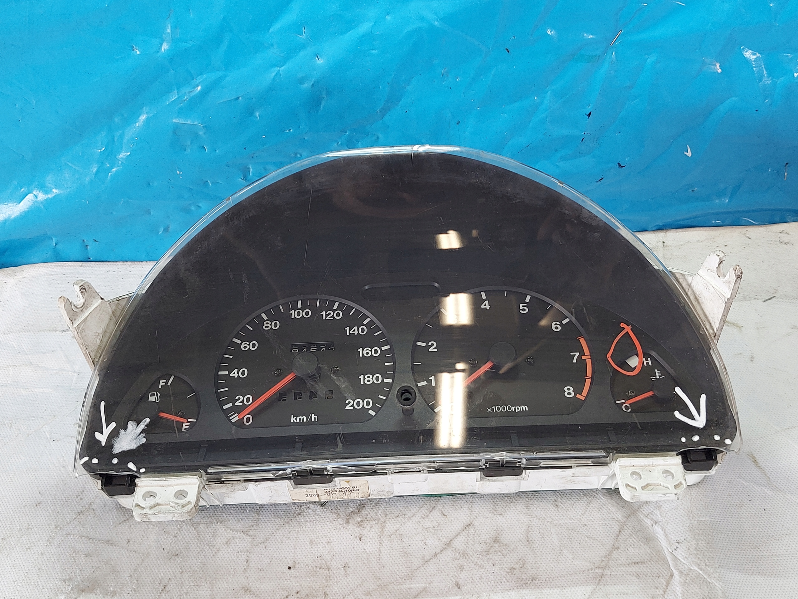 dials clock SUBARU JUSTY II 1.3 GX 3410080EHO